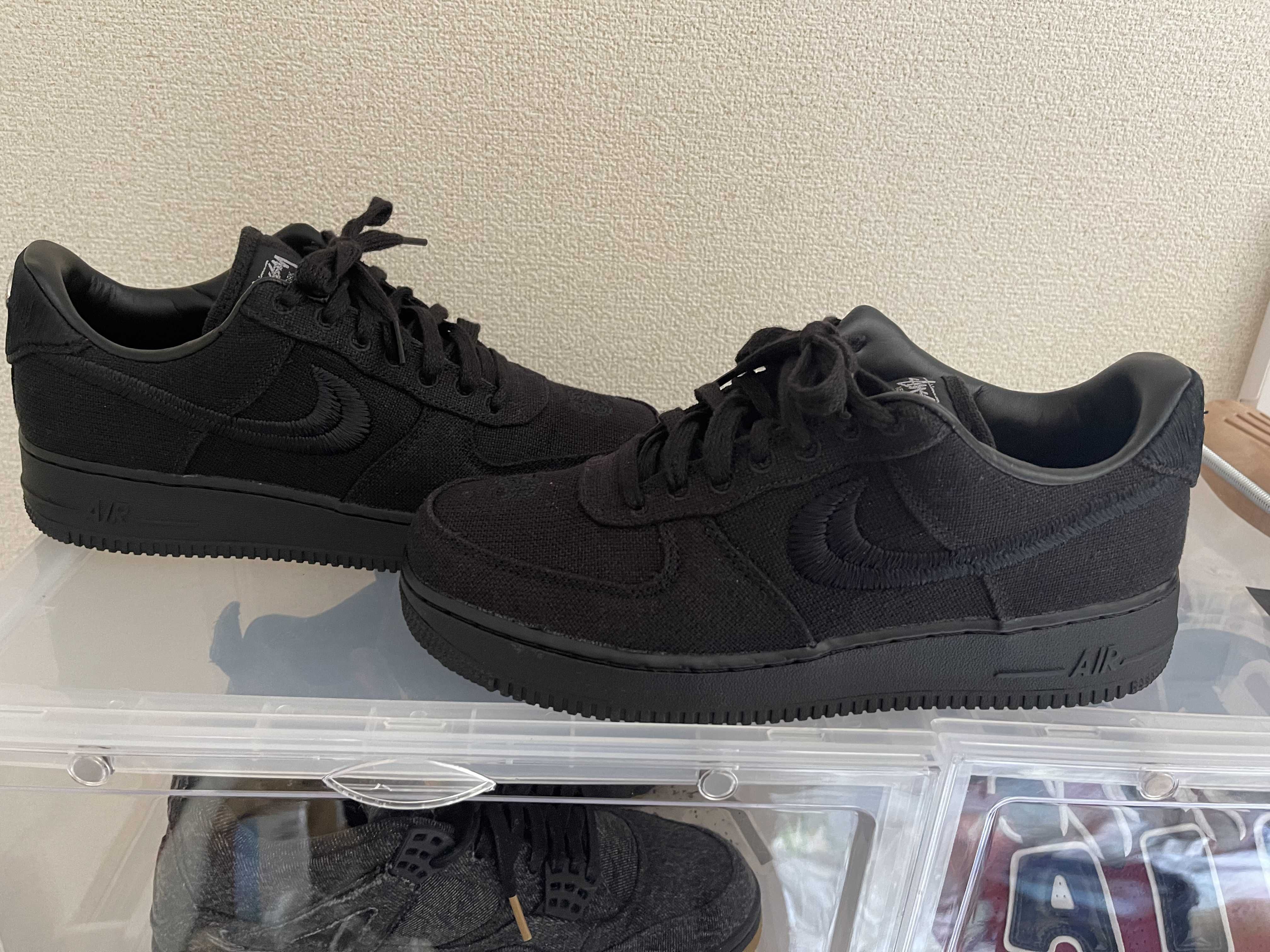 Stussy × Nike Air Force 1 Low "Triple Black"