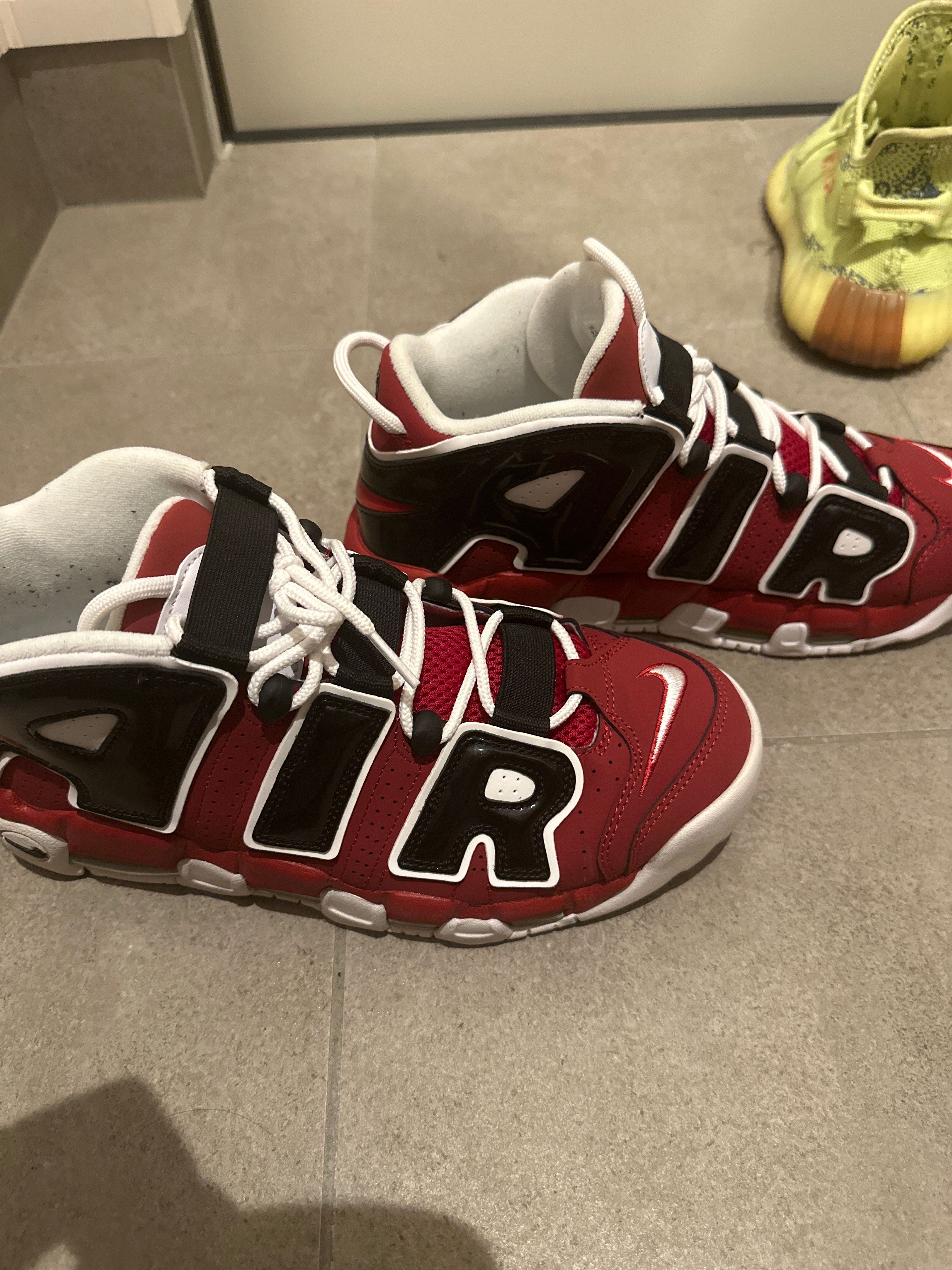 Nike Air More Uptempo ’96 "Black and Varsity Red" (2021)