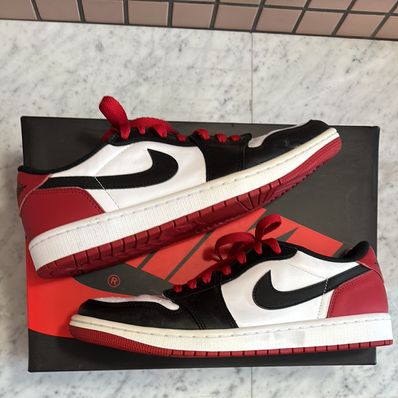 Nike Air Jordan 1 Retro Low OG "Black Toe"
