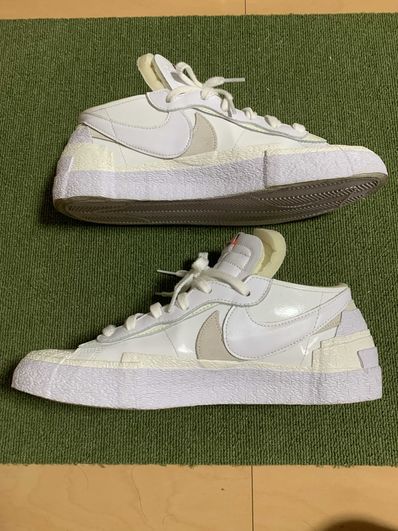 sacai × Nike Blazer Low "White Patent Leather"