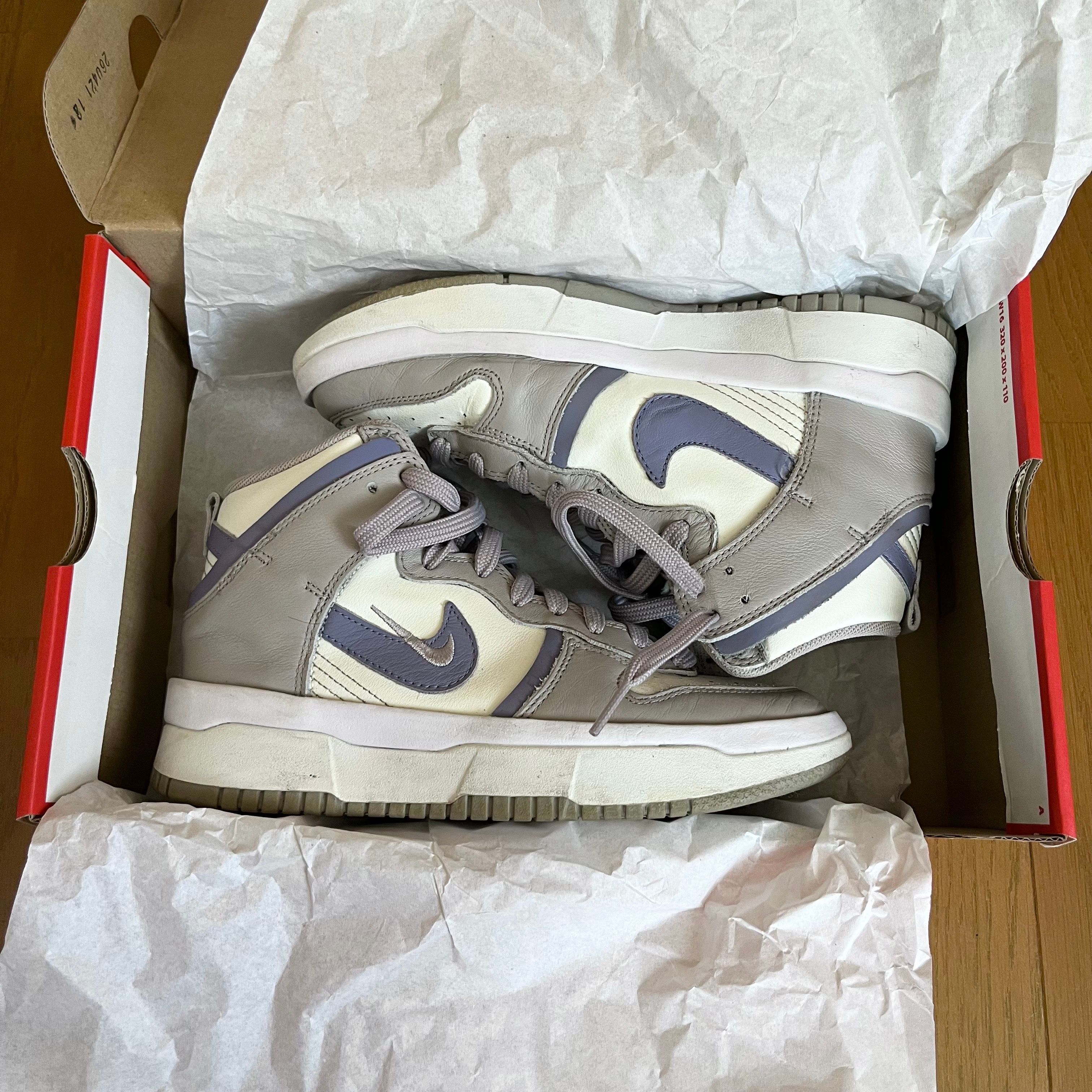 NIKE Women's DUNK HIGH REBEL "IRON PURPLE"