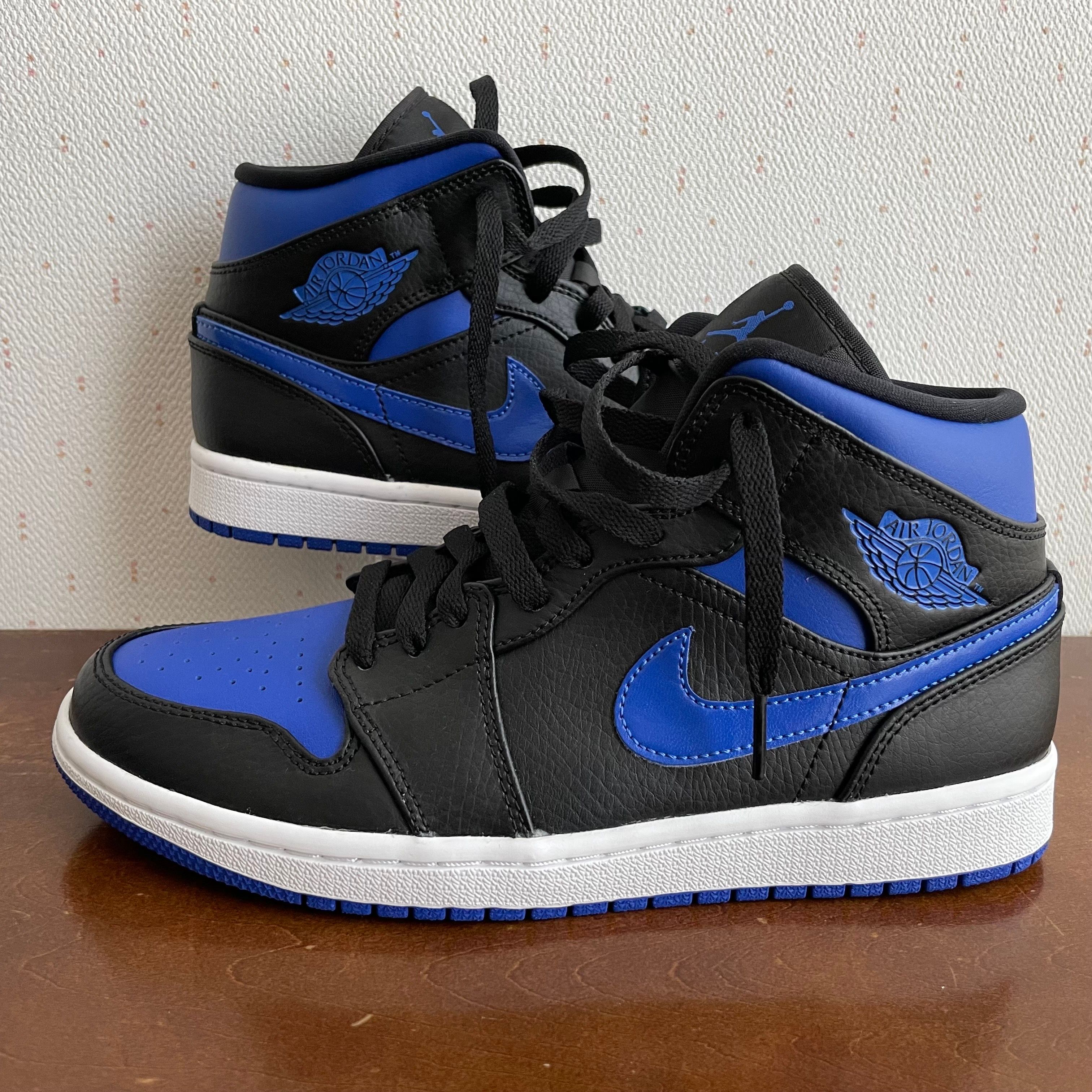 NIKE AIR JORDAN 1 MID "BLACK/BLUE"