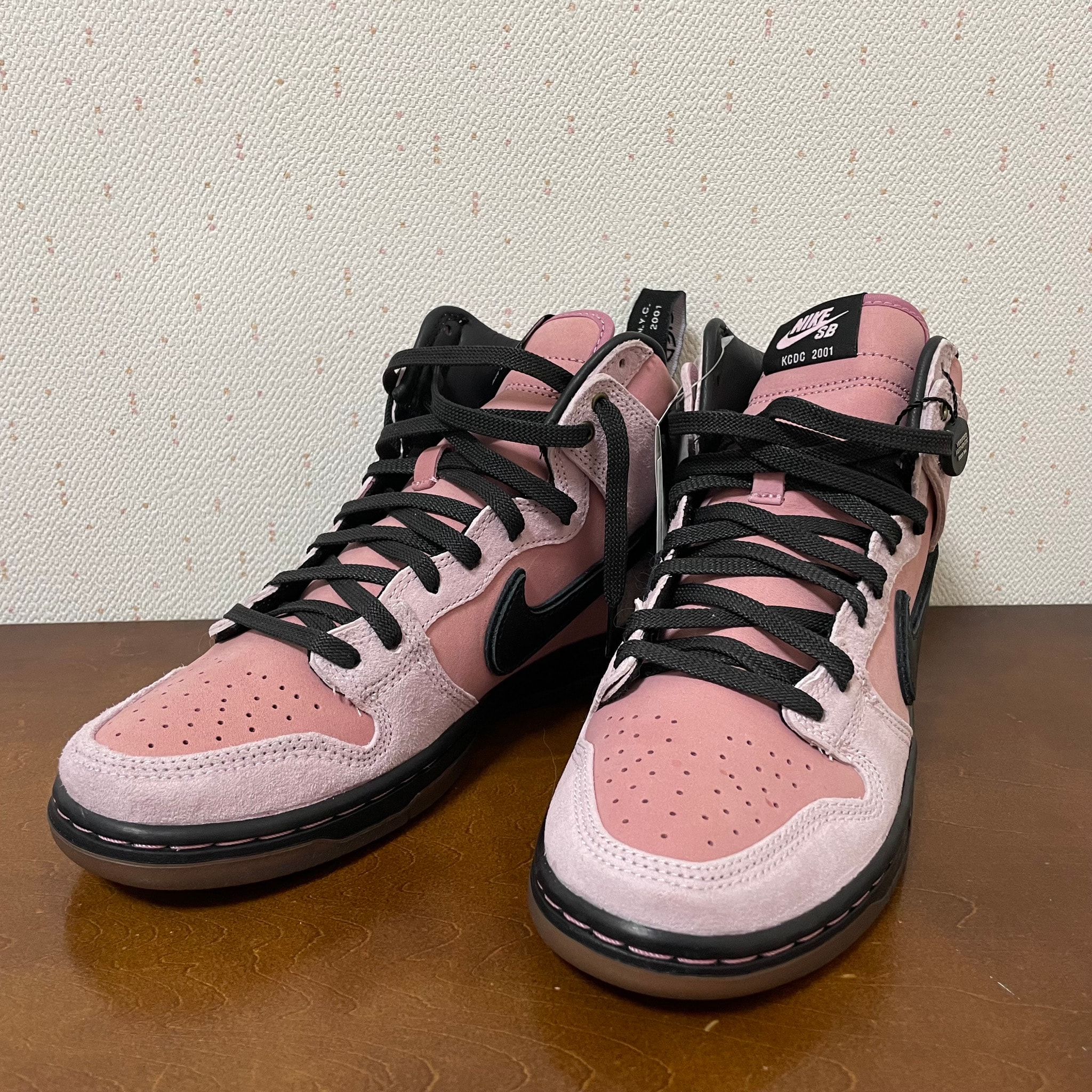 KCDC Brooklyn Skateshop × Nike SB Dunk High "Pink/Black"