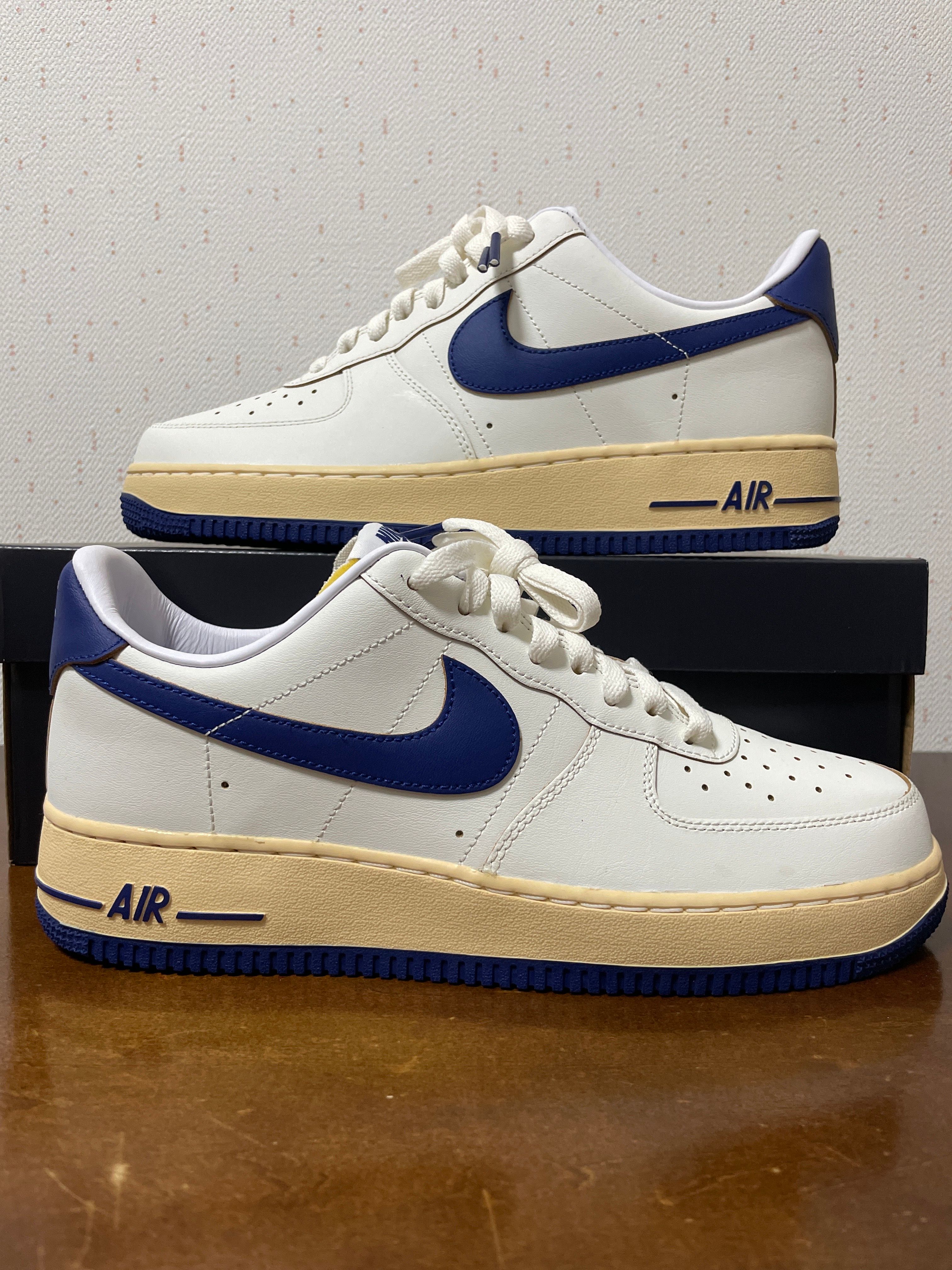 Nike Women's Air Force 1 '07 "Sail/Pale Vanilla/Gold Suede/Deep Royal Blue"