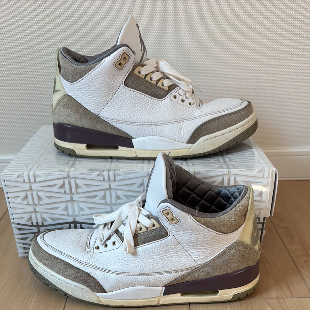 A Ma Maniere × Nike Women's Air Jordan 3 Retro SP "White/Medium Grey Violet Ore"
