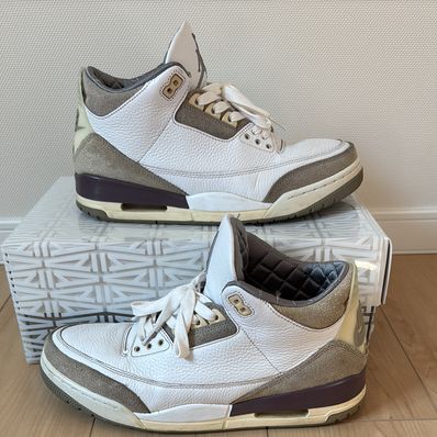 A Ma Maniere × Nike Women's Air Jordan 3 Retro SP "White/Medium Grey Violet Ore"