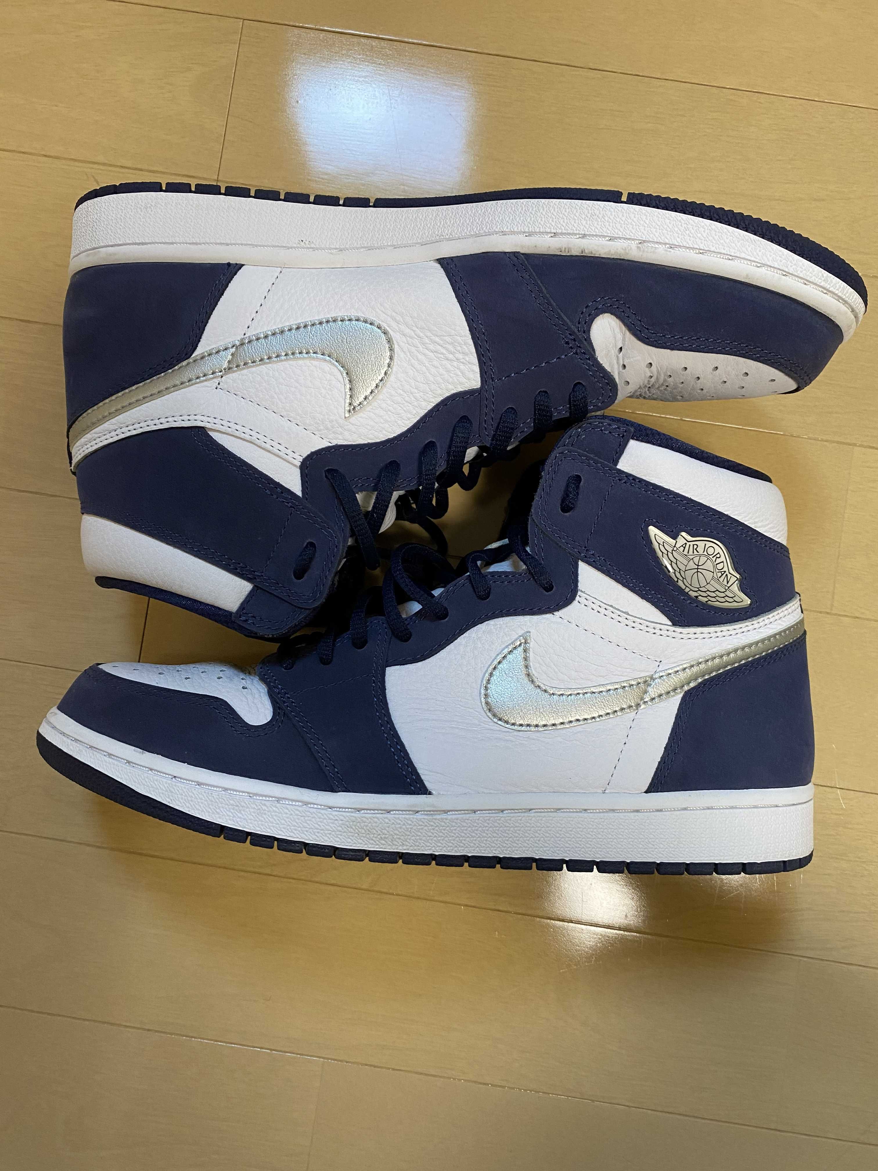 Nike Air Jordan 1 High OG CO.JP "White/Midnight Navy" (2020)(ブリーフケースなし)