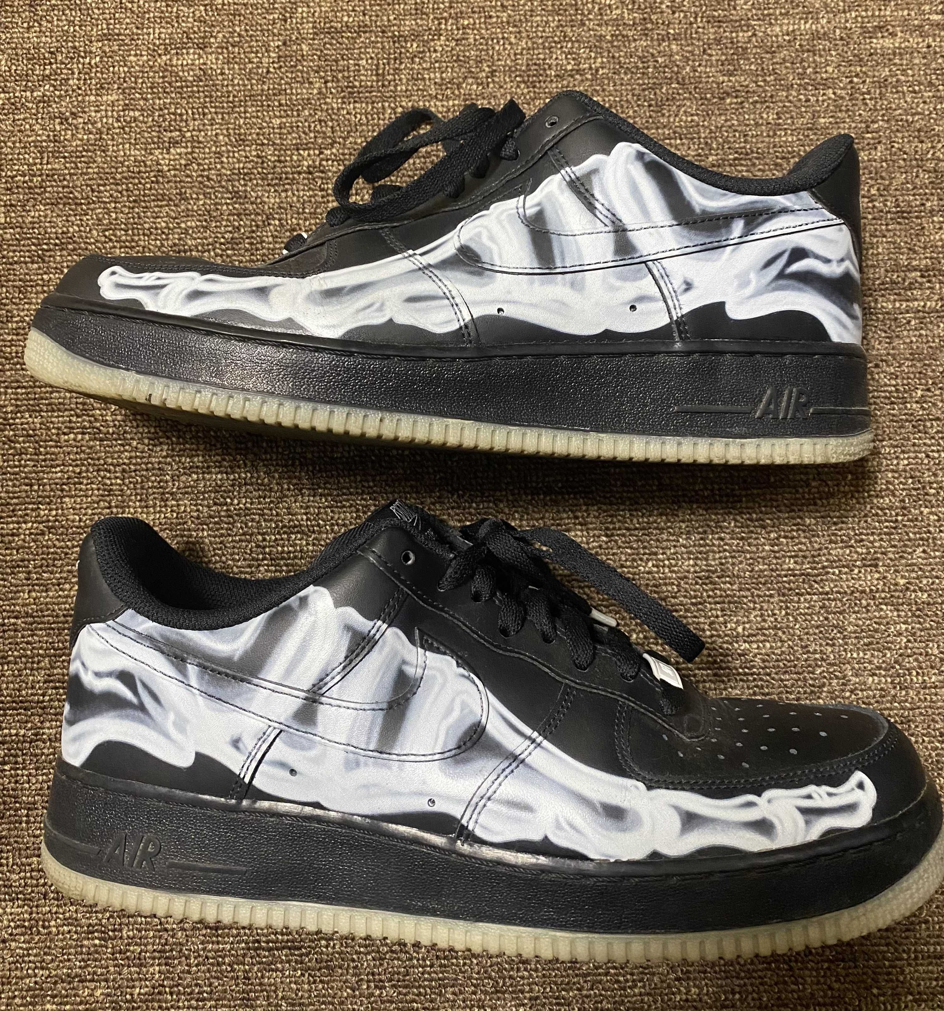 Nike Air Force 1 Low "Black Skeleton"