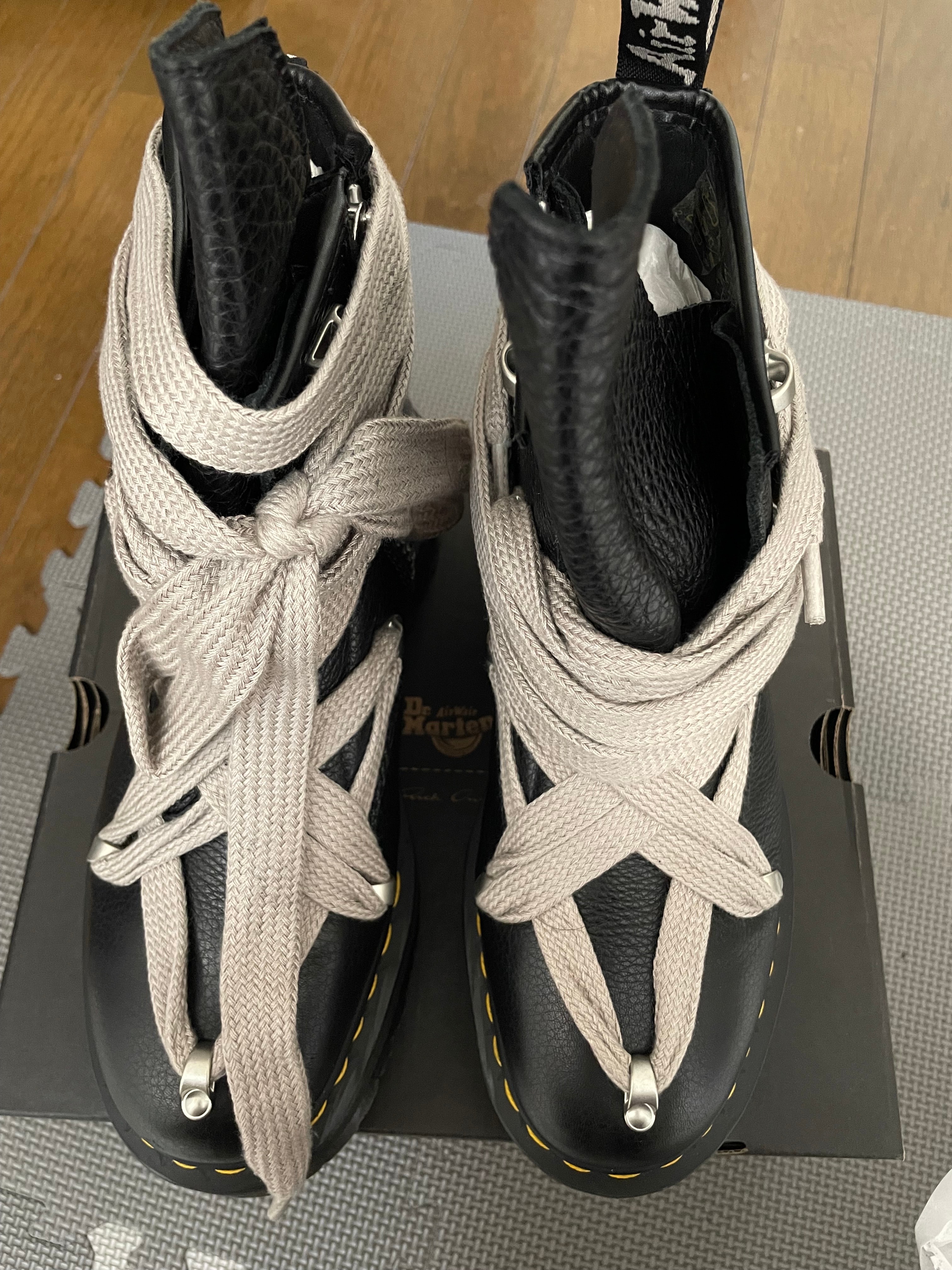 Rick Owens × Dr.Martens 1460 Quad Pent 8-Eye Boots "Black"