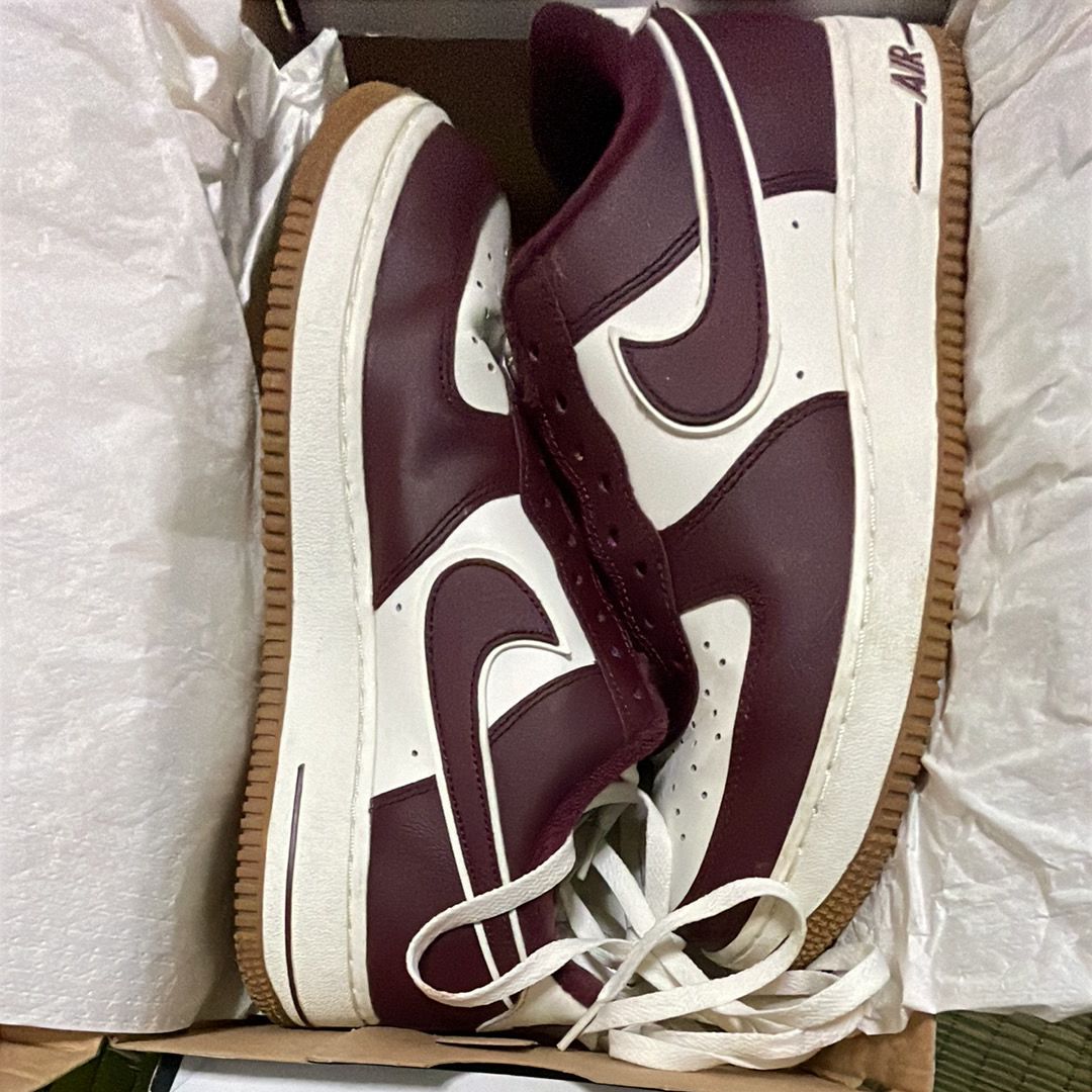 Nike Air Force 1 Low College Pack "Burgundy/White"