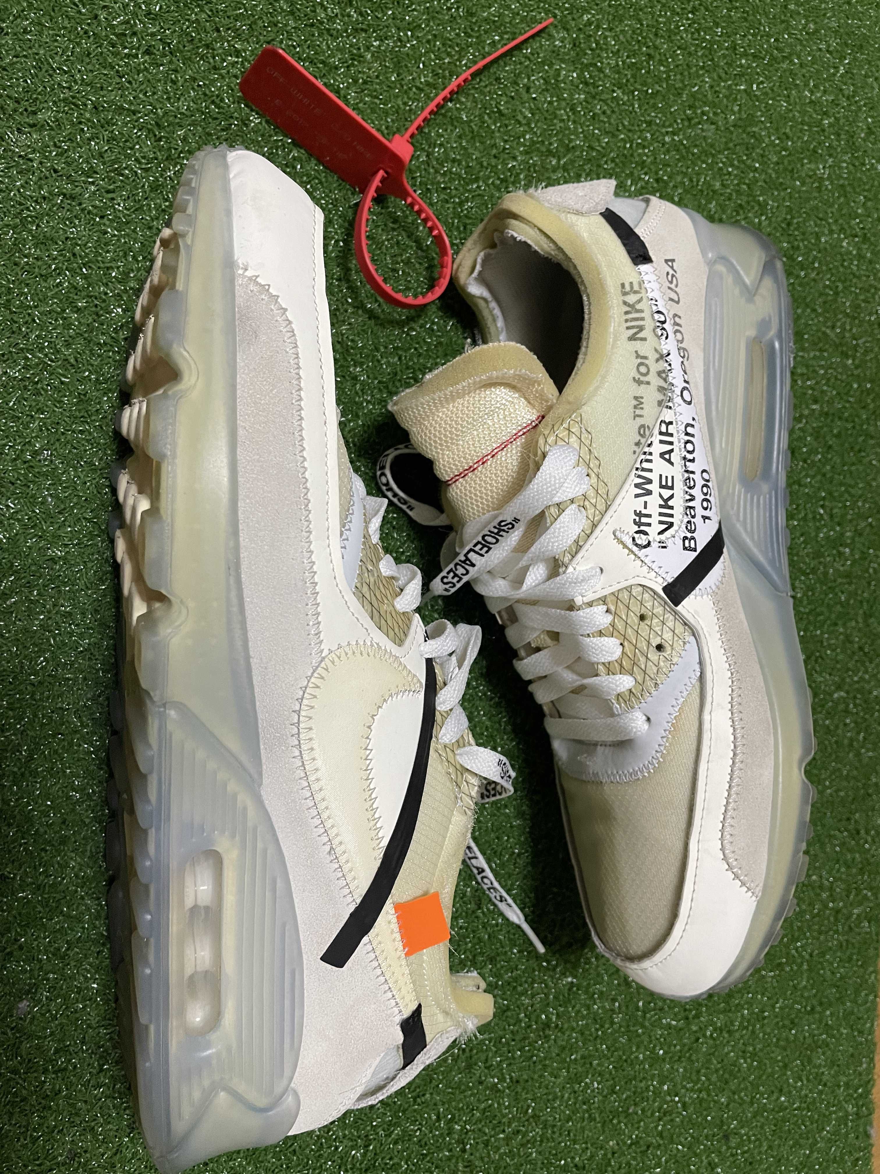 Off-White × Nike Air Max 90 "The 10/Sail"