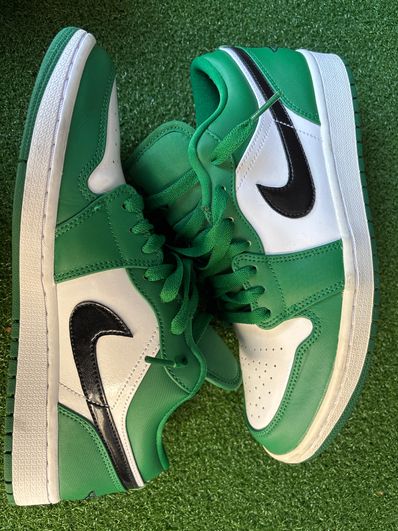 NIKE AIR JORDAN 1 LOW "PINE GREEN/WHITE"