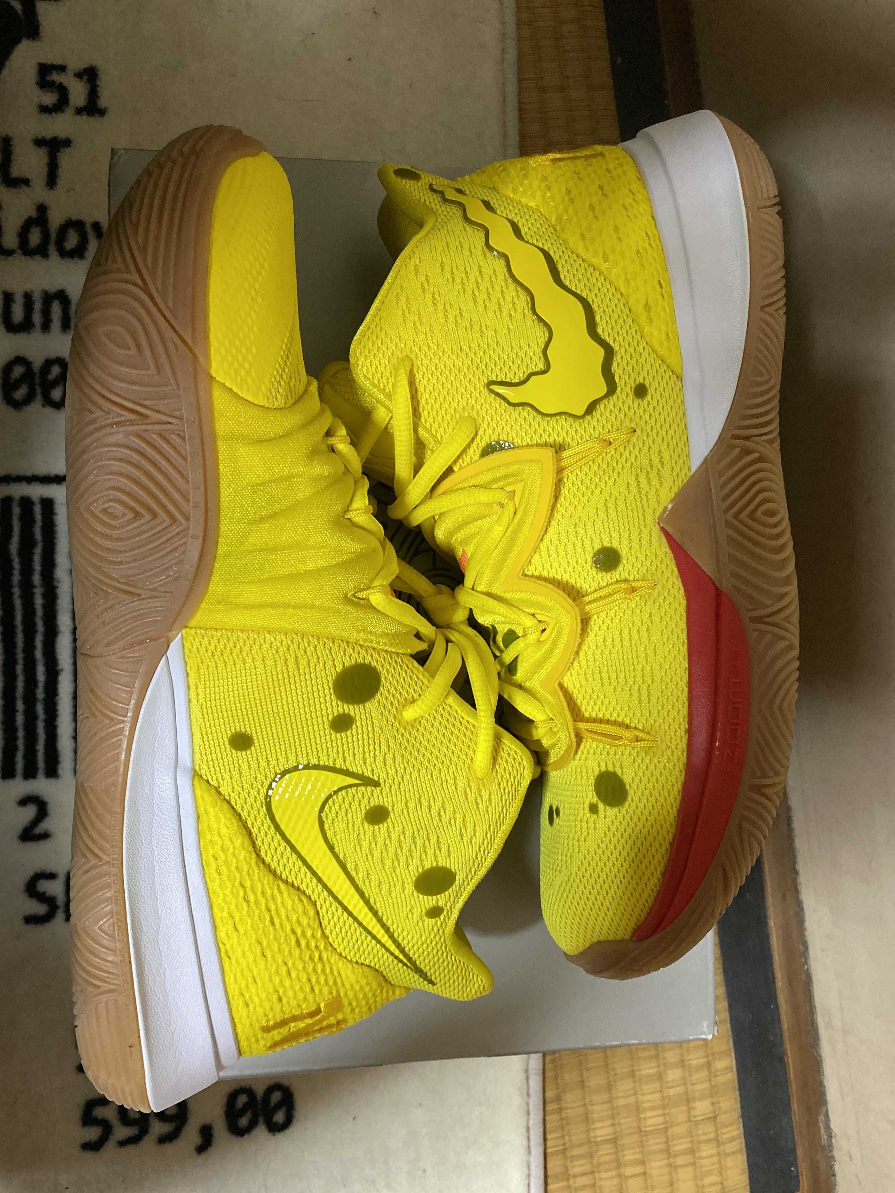 Spongebob Squarepants × Nike Kyrie 5 "Opti Yellow"