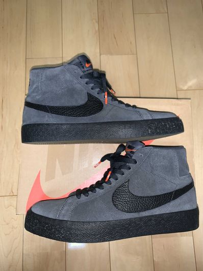 Nike SB Blazer Mid Orange Label "Dark Grey"