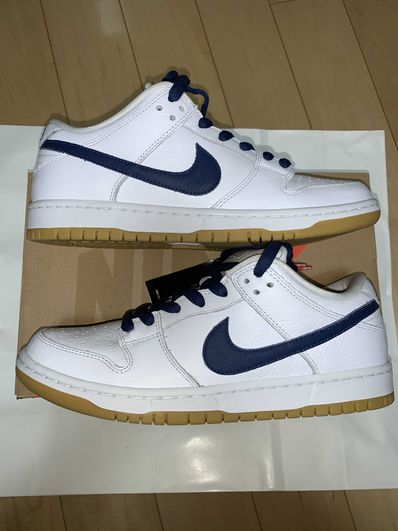 Nike SB Dunk Low "Orange Label White Navy"