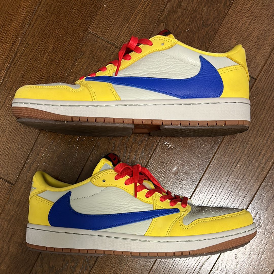 Travis Scott × Nike Women's Air Jordan 1 Retro Low OG "Canary"