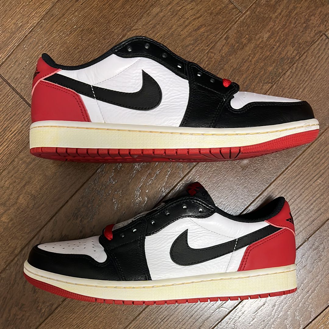 Nike Air Jordan 1 Retro Low OG "Black Toe"