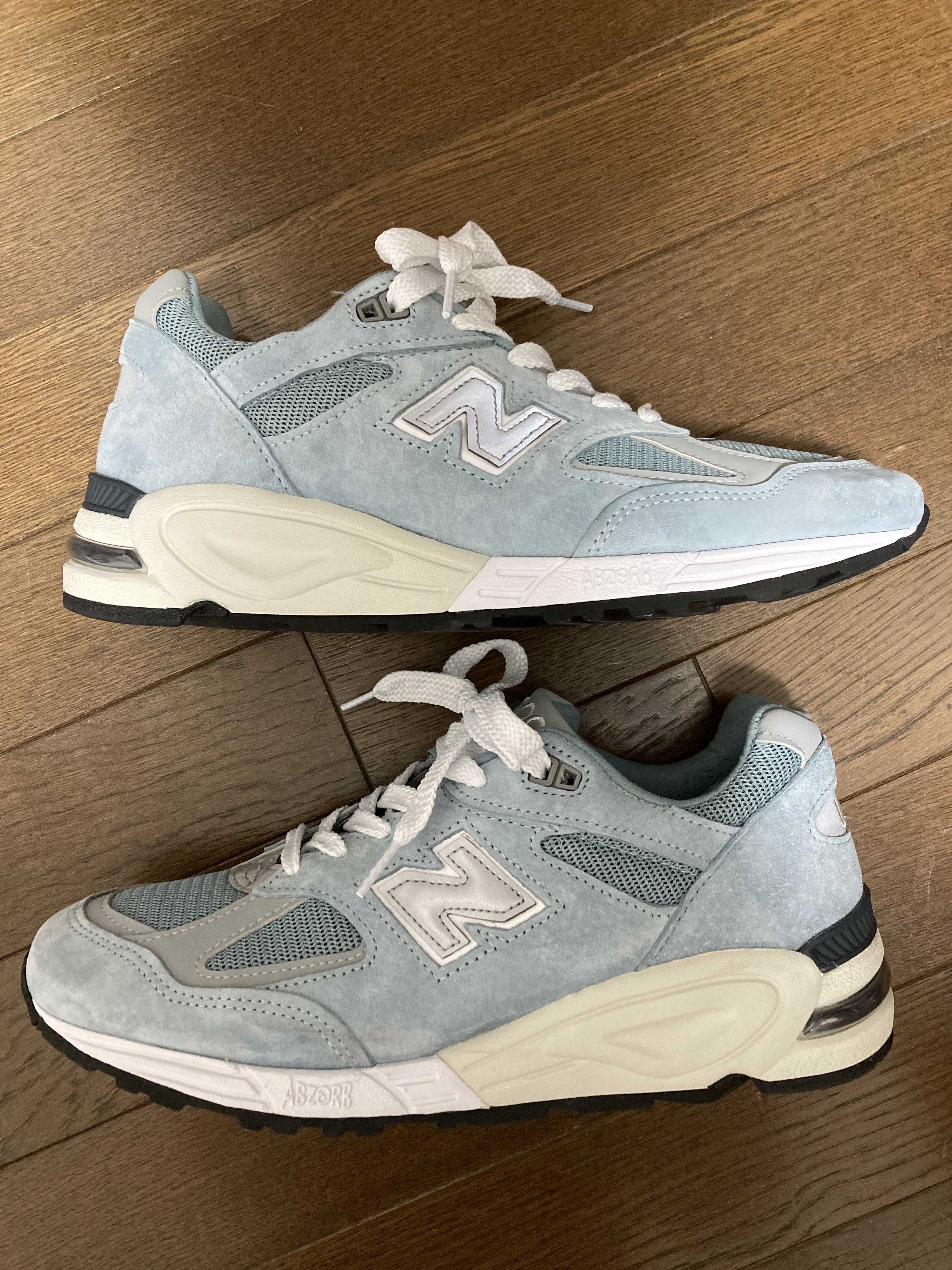 KITH × New Balance 990V2 "Storm Blue"