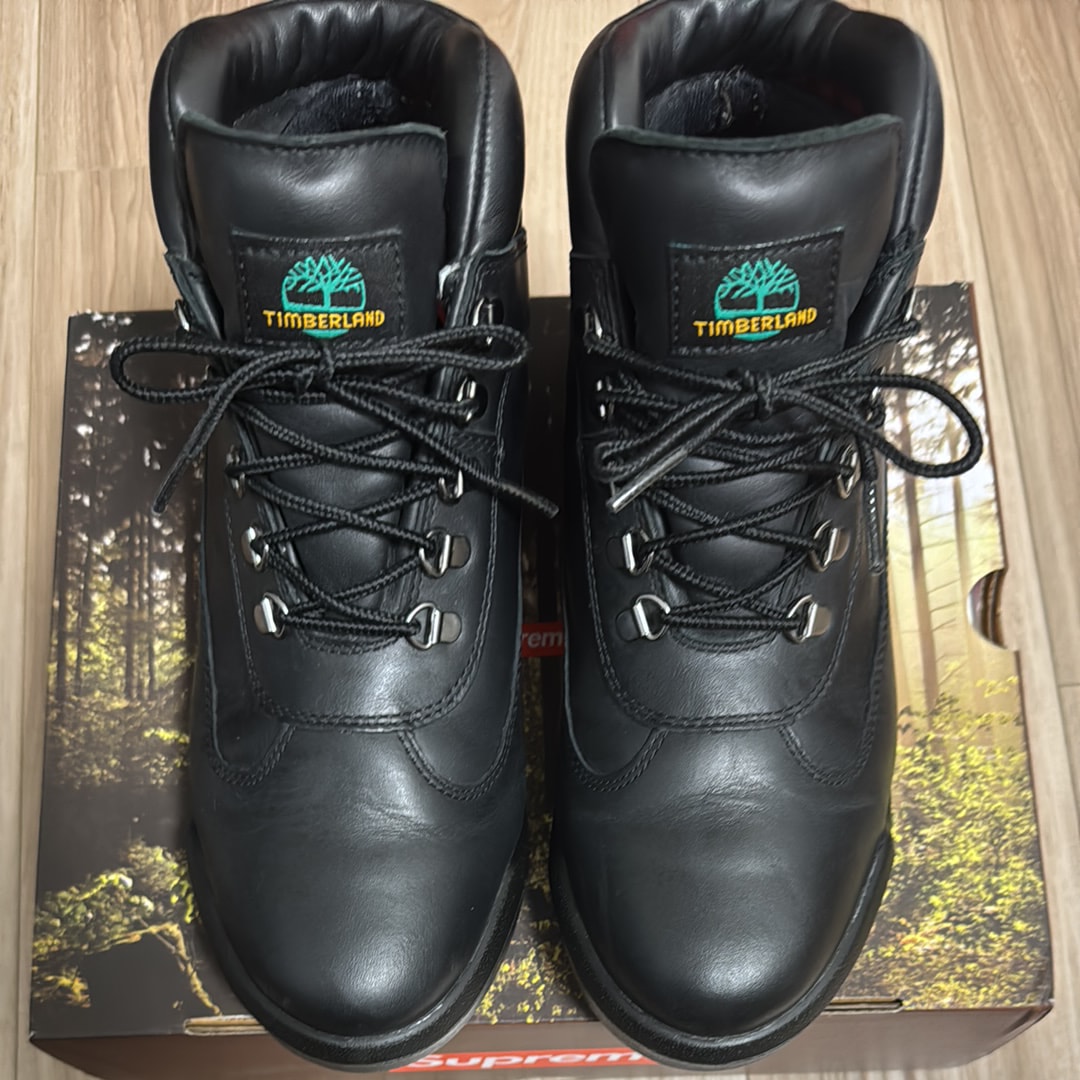 シュプリーム × ティンバーランド フィールド ブーツ "ブラック"