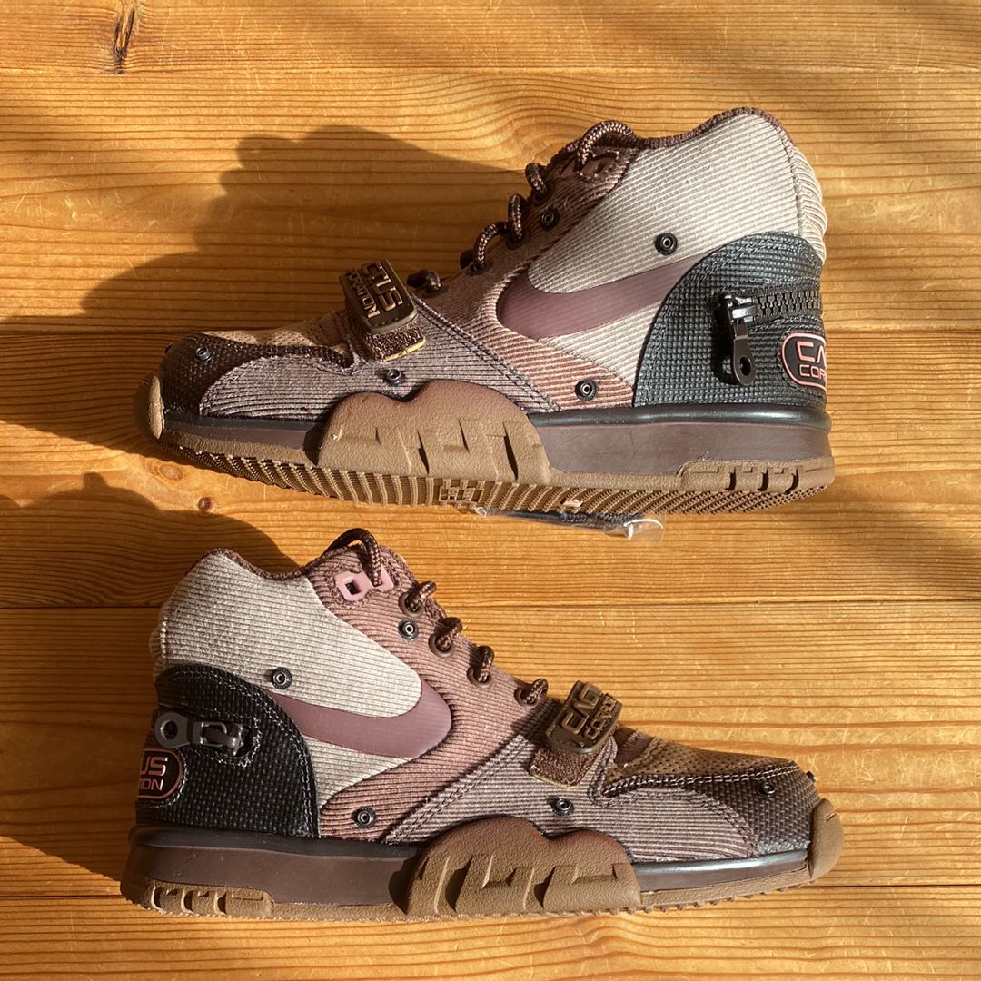 Travis Scott x Nike Air Trainer 1 SP "Archaeo Brown and Rust Pink"