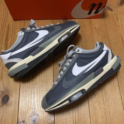 sacai × Nike Zoom Cortez "Iron Grey"