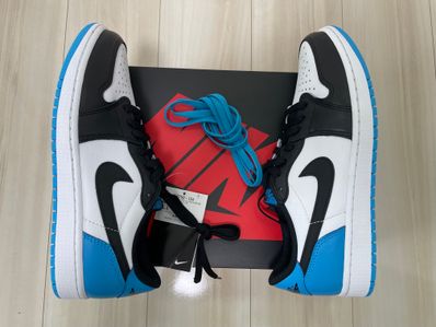 Nike Air Jordan 1 Low OG "Black and Dark Powder Blue/UNC"