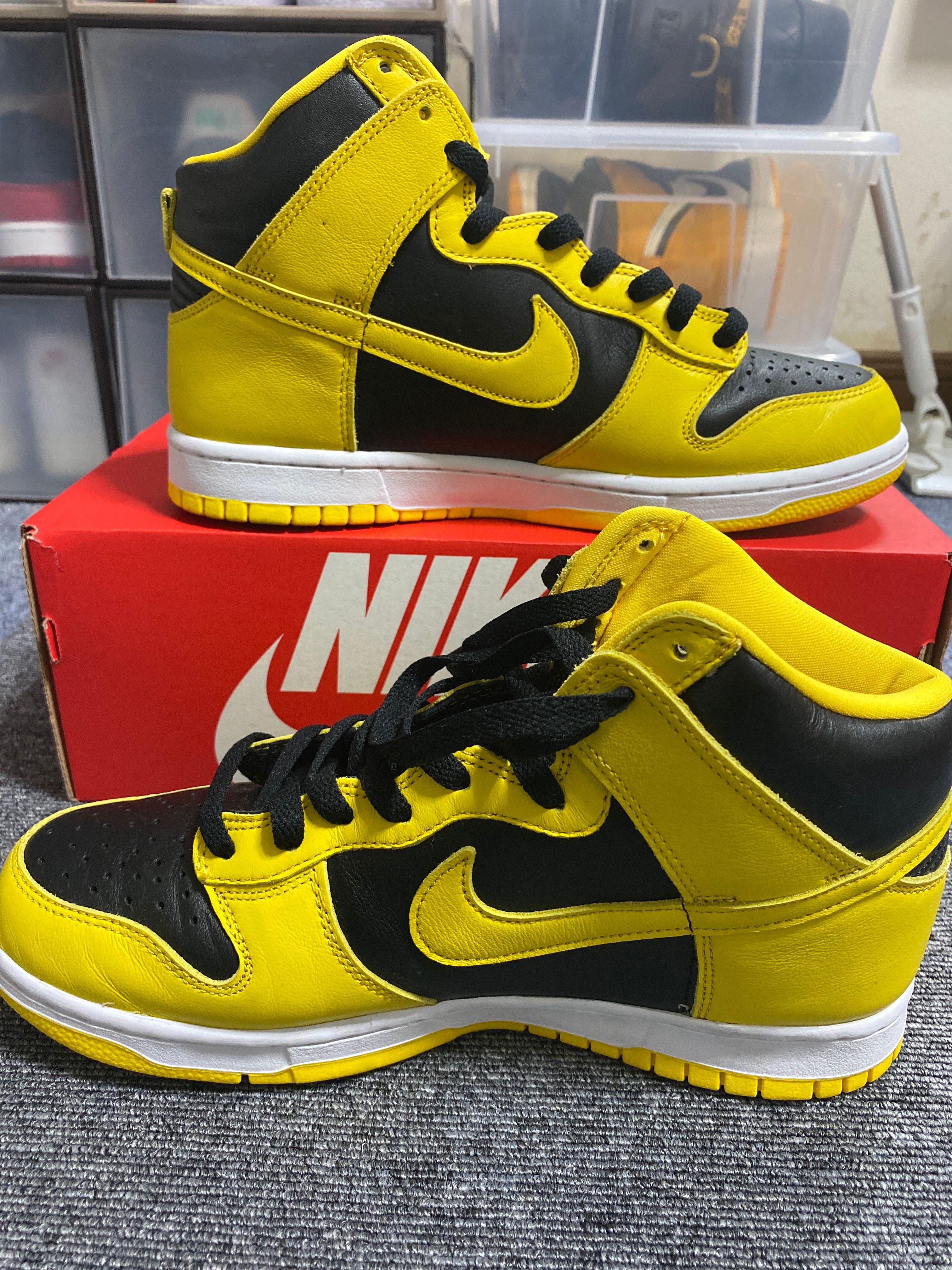 Nike Dunk High "Black/Varsity Maize"