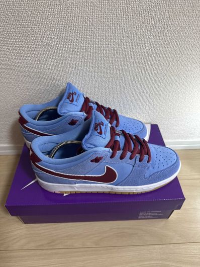 Nike SB Dunk Low Pro "Philadelphia Phillies/Valor Blue and Team Maroon"