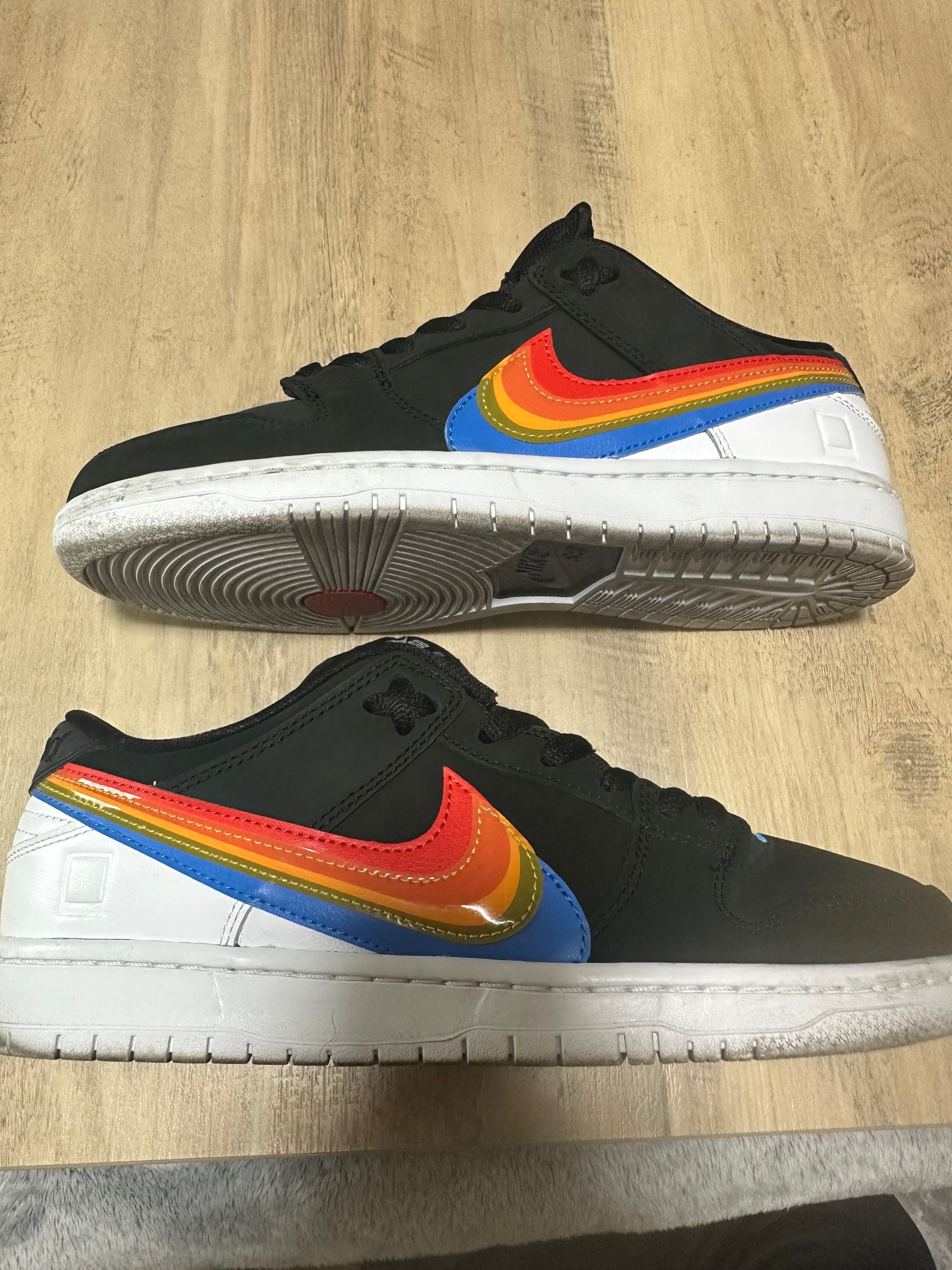 Polaroid × Nike SB Dunk Low Pro QS "Black/White"