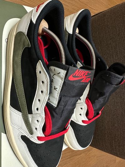 Travis Scott × Nike Women's Air Jordan 1 Low OG "Medium Olive"