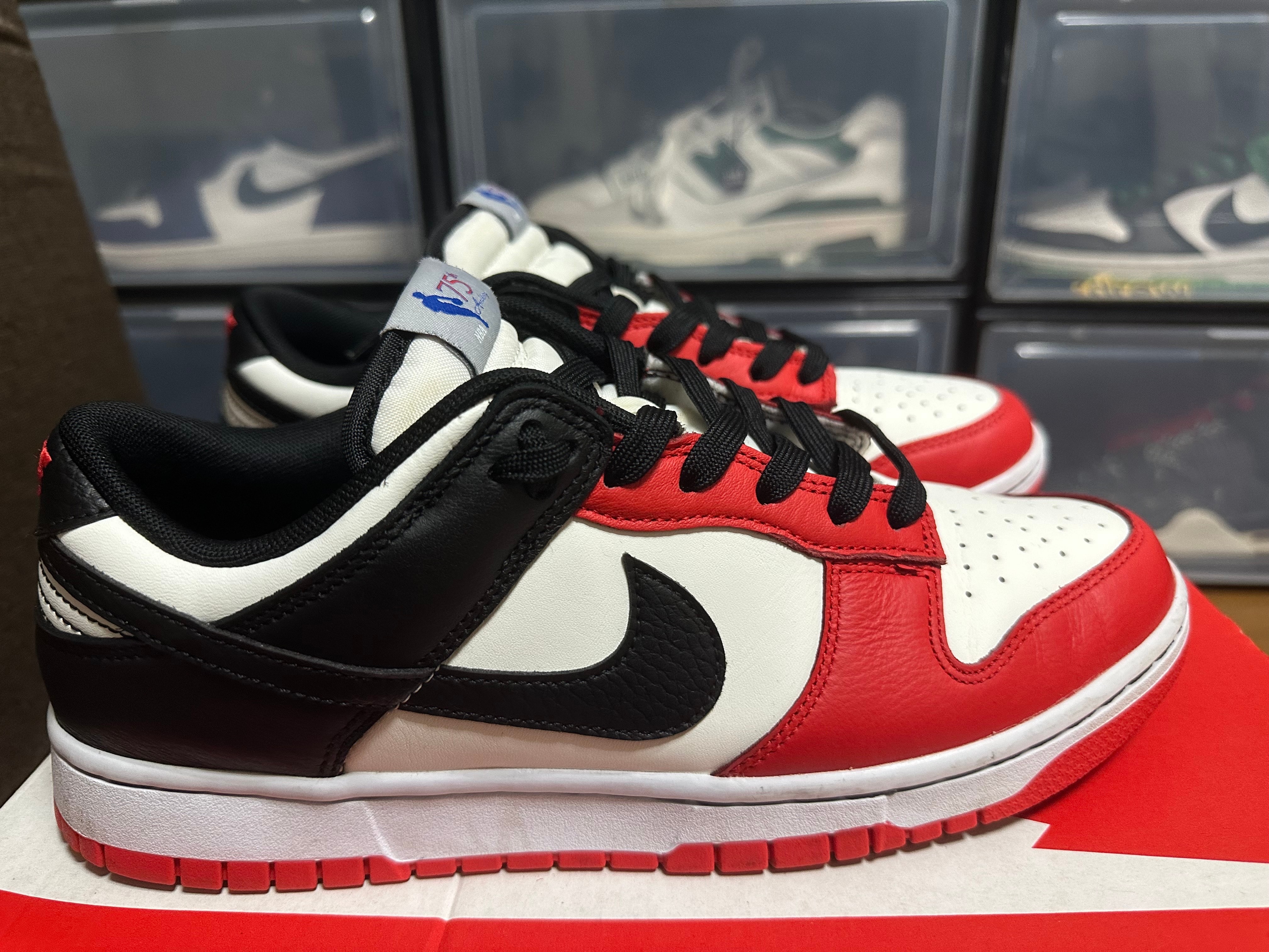 NBA × Nike Dunk Low EMB 75th Anniversary "Chicago Bulls"