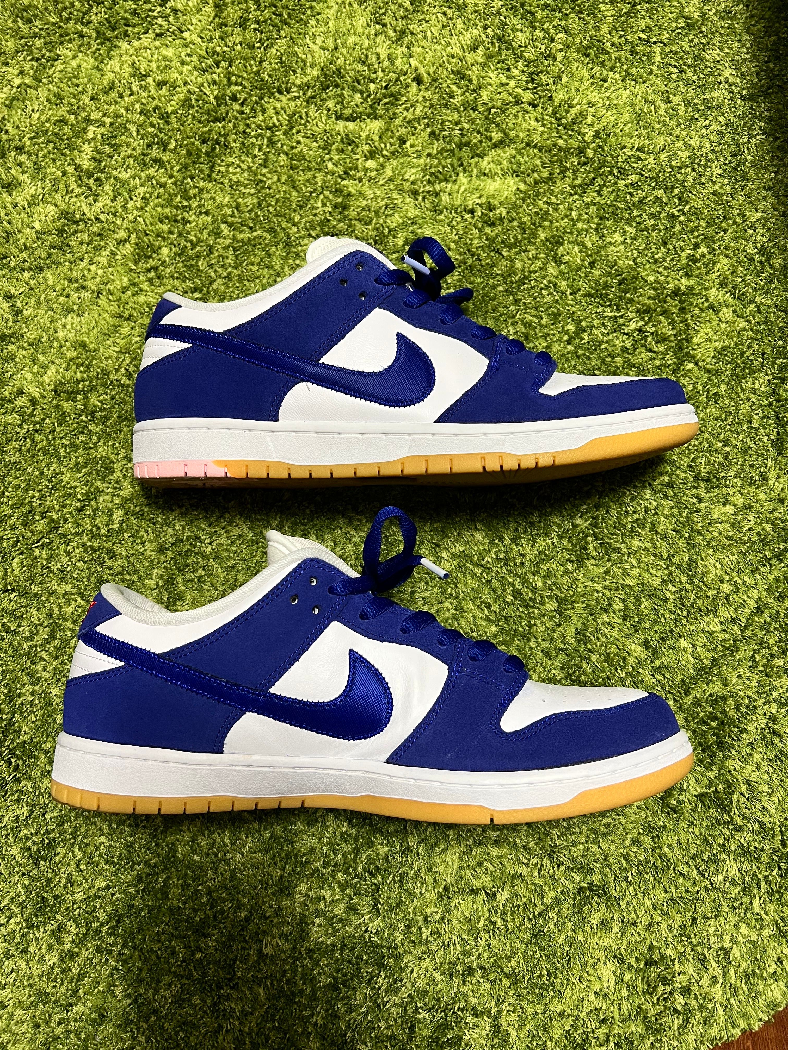 Nike SB Dunk Low "Los Angeles Dodgers/Deep Royal Blue"
