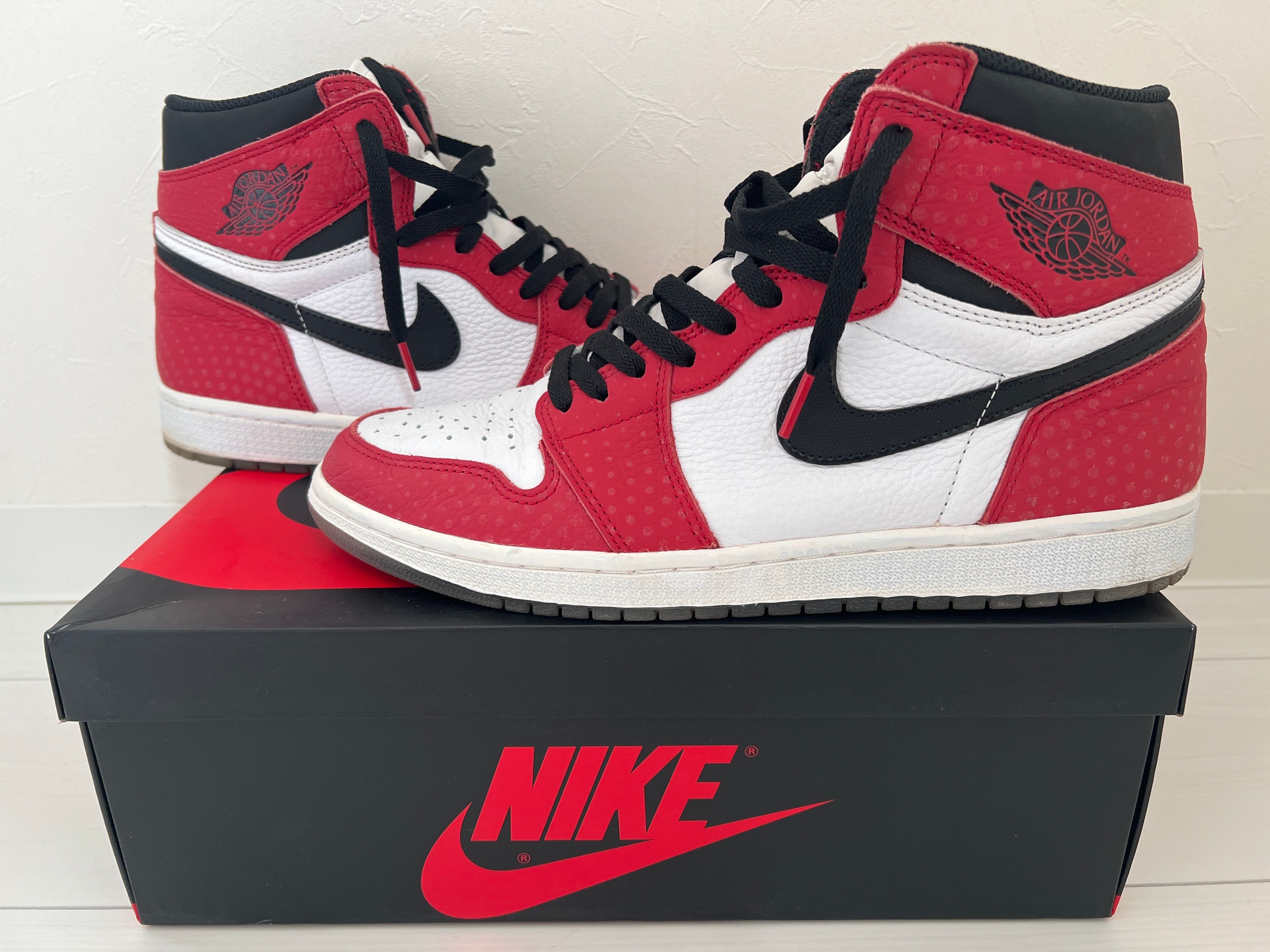 Spiderman × Nike Air Jordan 1 Origin Story "Gym Red/White/Photo Blue/Black"