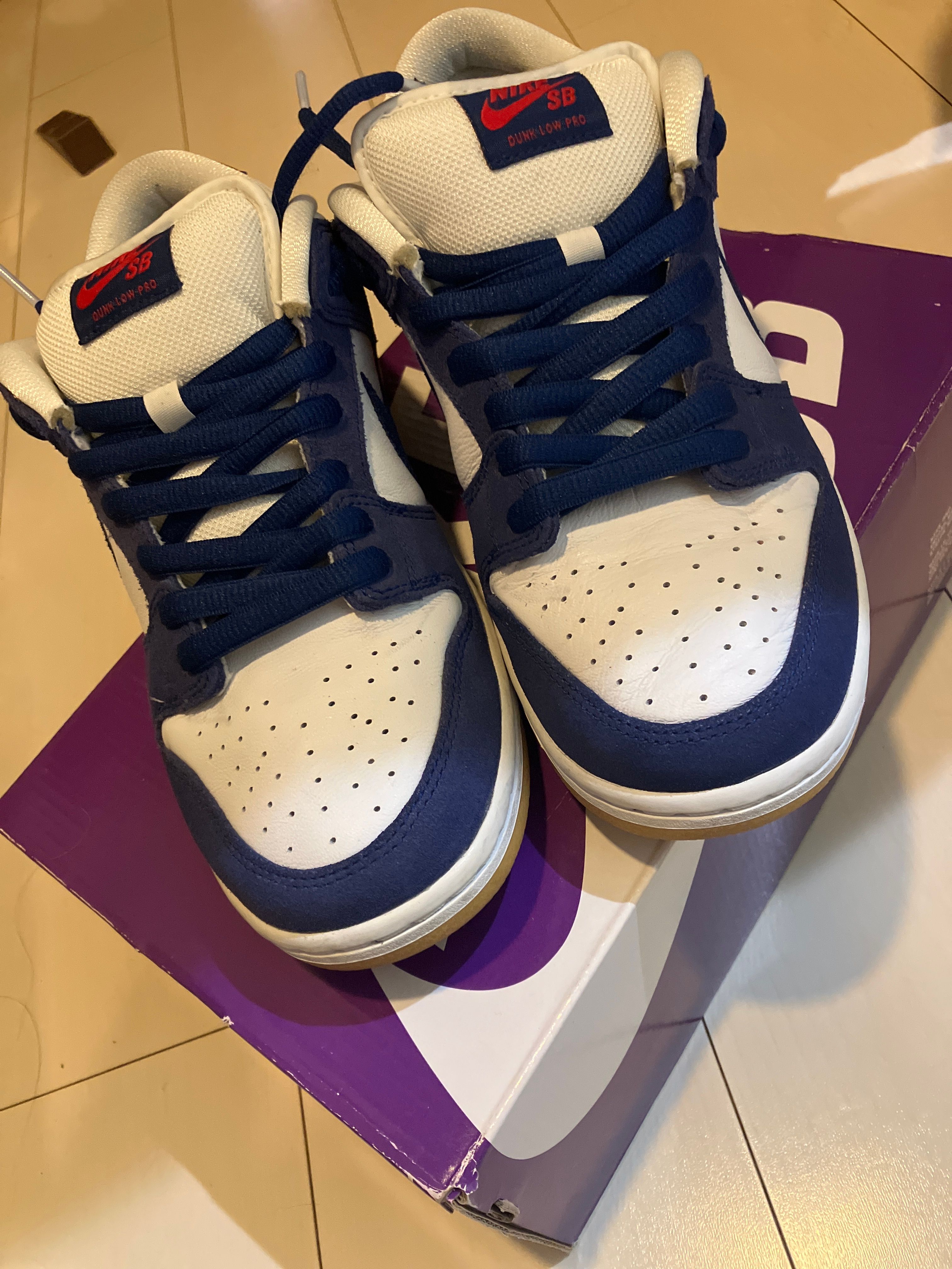 Nike SB Dunk Low "Los Angeles Dodgers/Deep Royal Blue"