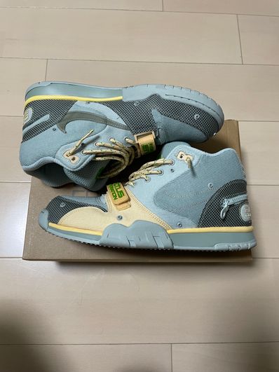 Travis Scott × Nike Air Trainer 1 SP "Grey Haze and Dusty Sage"