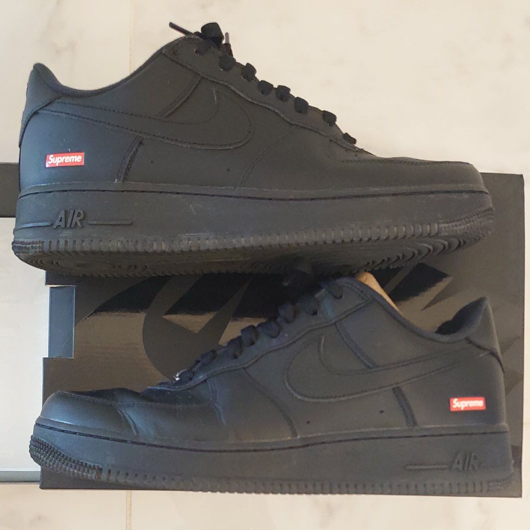 Supreme × Nike Air Force 1 Low "Black"