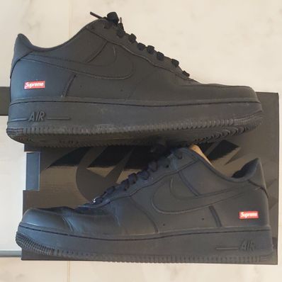 Supreme × Nike Air Force 1 Low "Black"