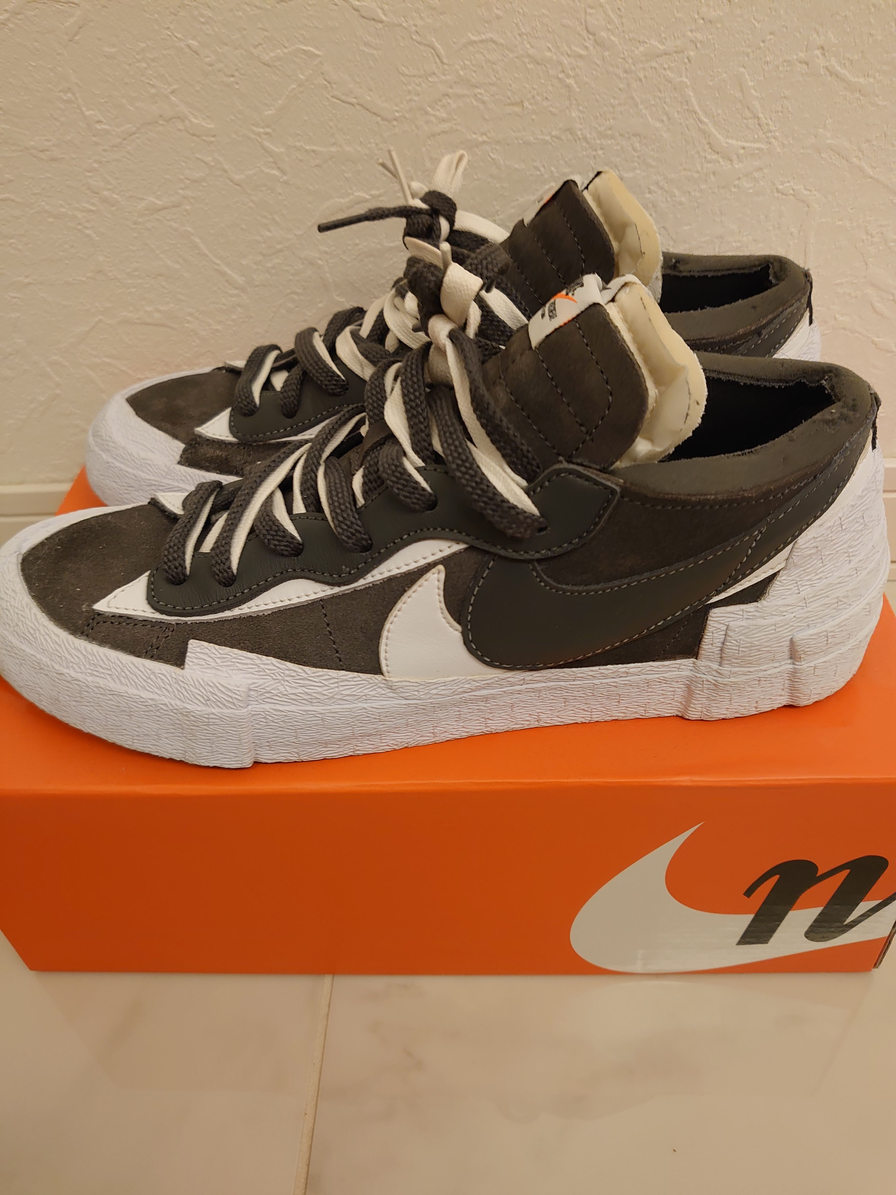 Sacai × Nike Blazer Low "Iron Grey"