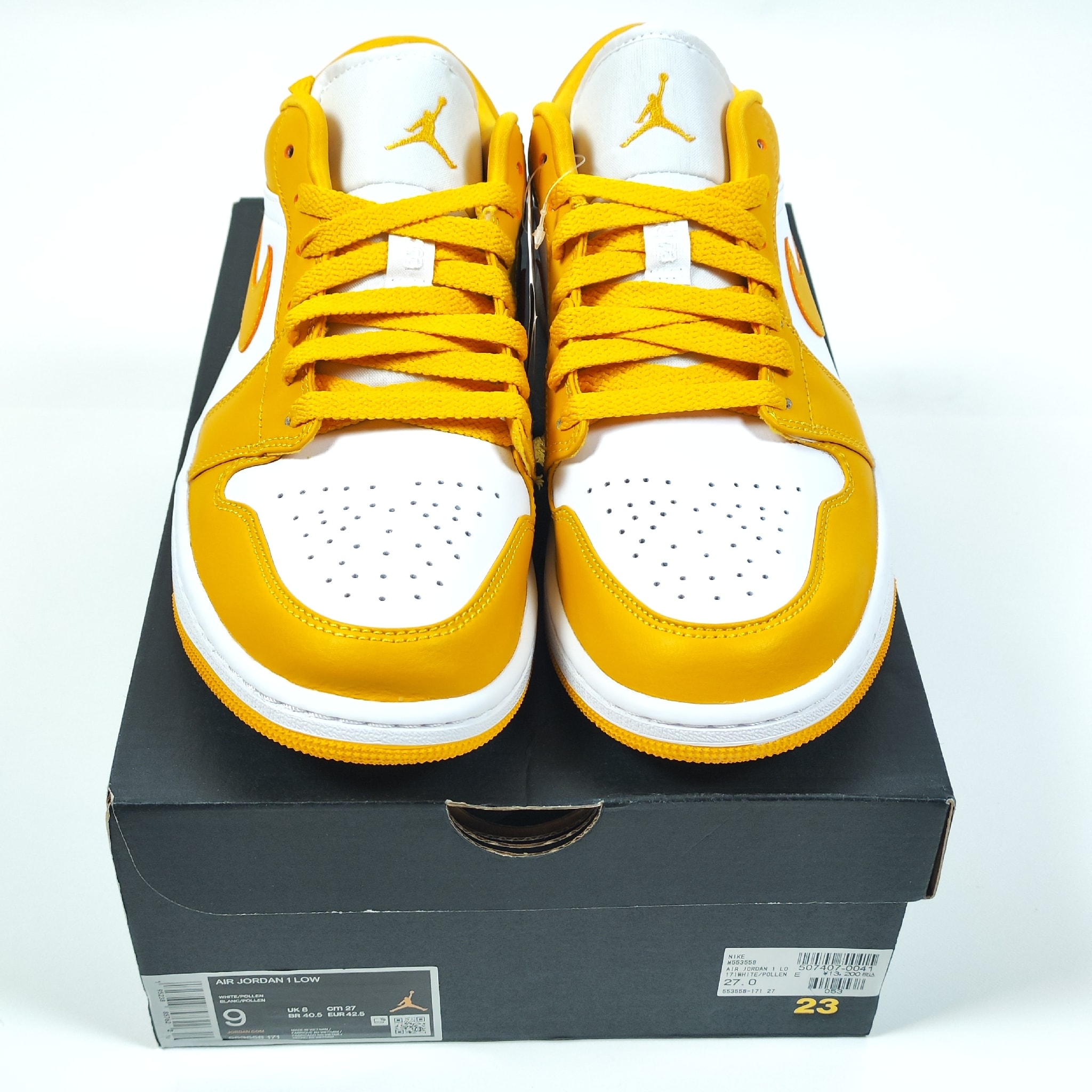 Nike Air Jordan 1 Low "White/Pollen"