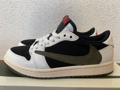 Travis Scott × Nike Women's Air Jordan 1 Low OG "Medium Olive"