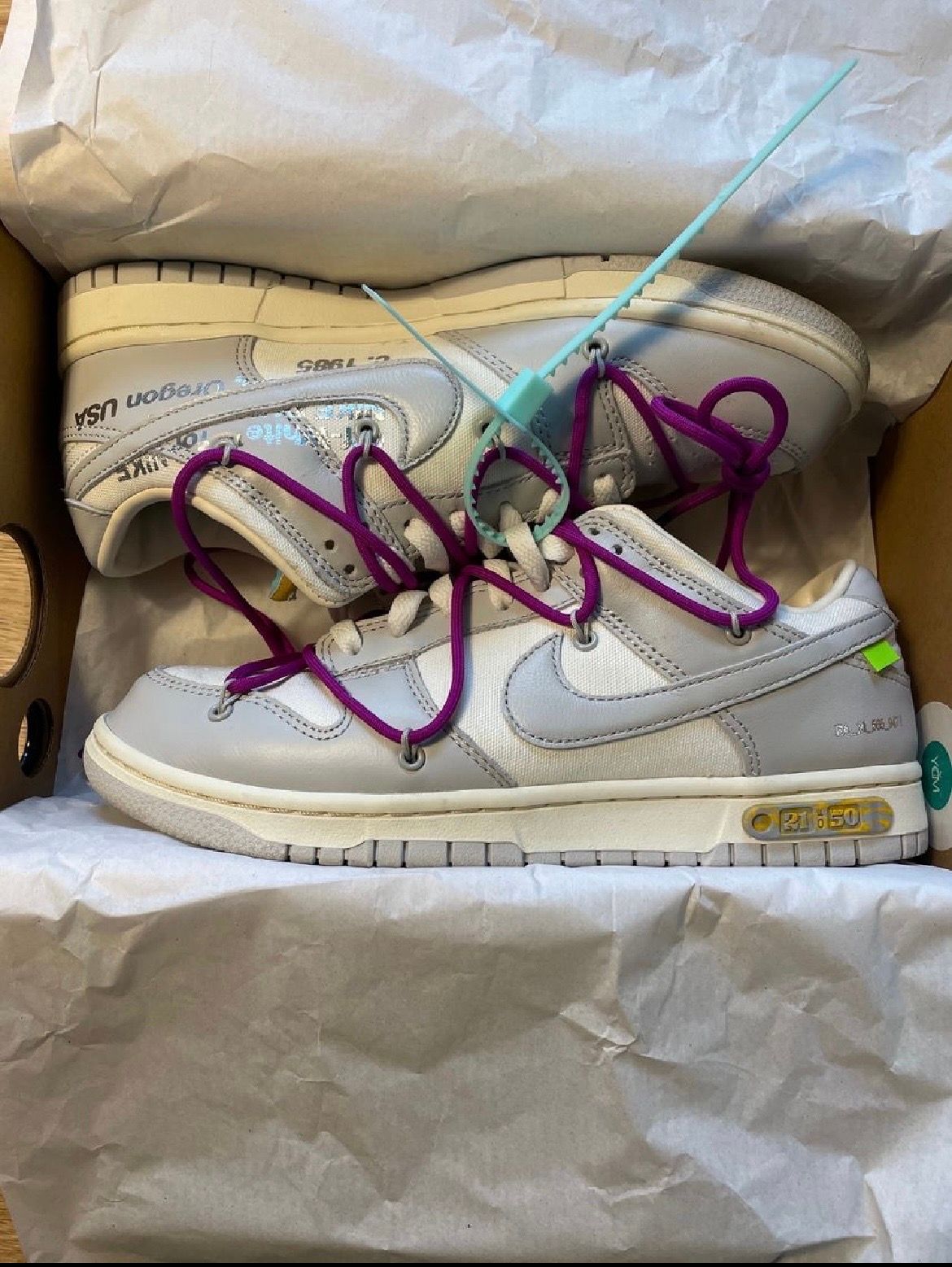 Off-White × Nike Dunk Low 1 of 50 "Lot.21"