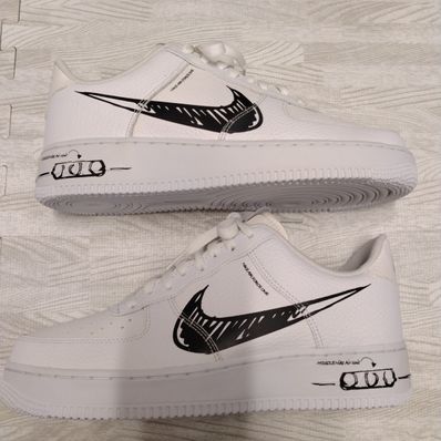 Nike Air Force 1 Low LV8 Utility "Black Sketch"