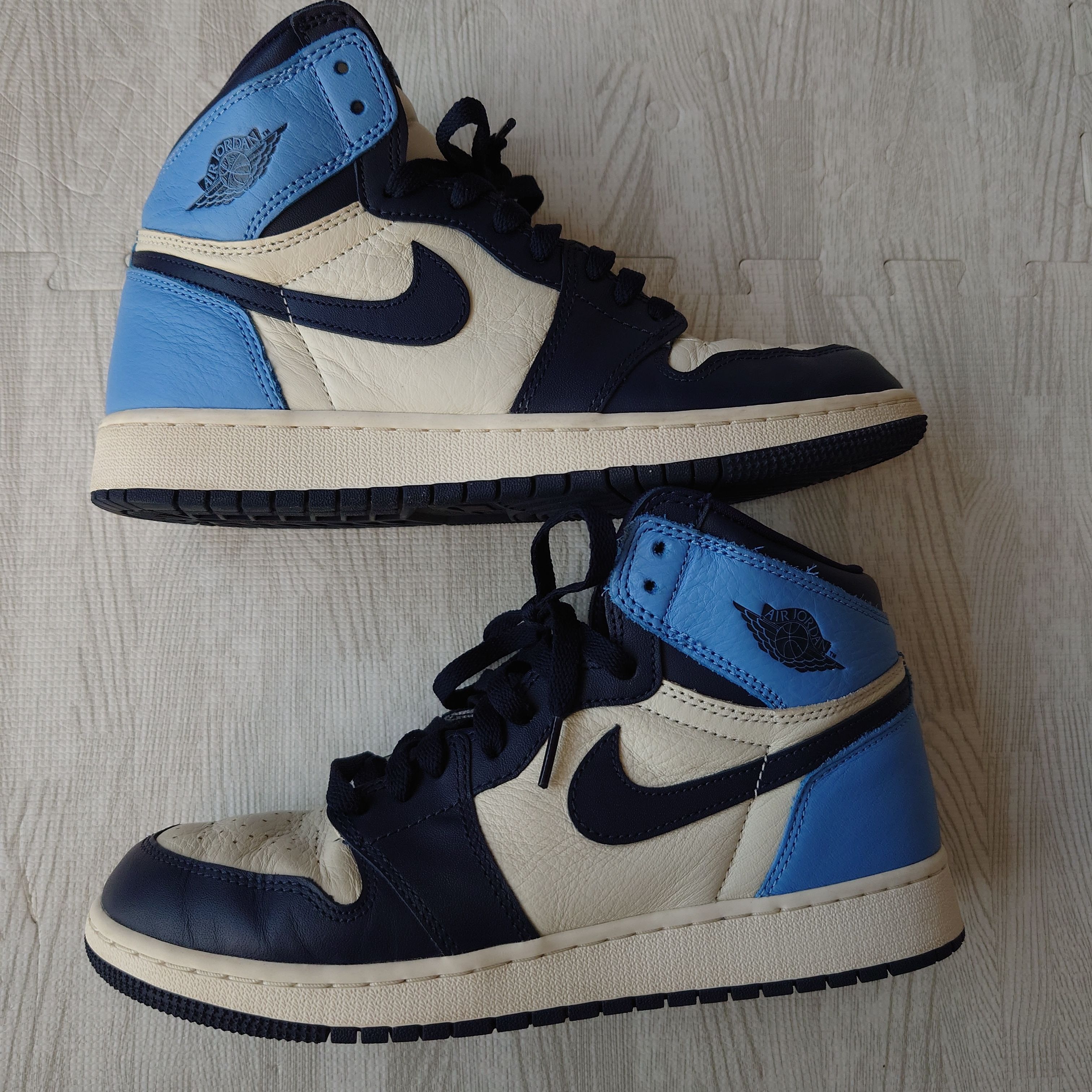 Nike GS Air Jordan 1 Retro High "Obsidian/University Blue"