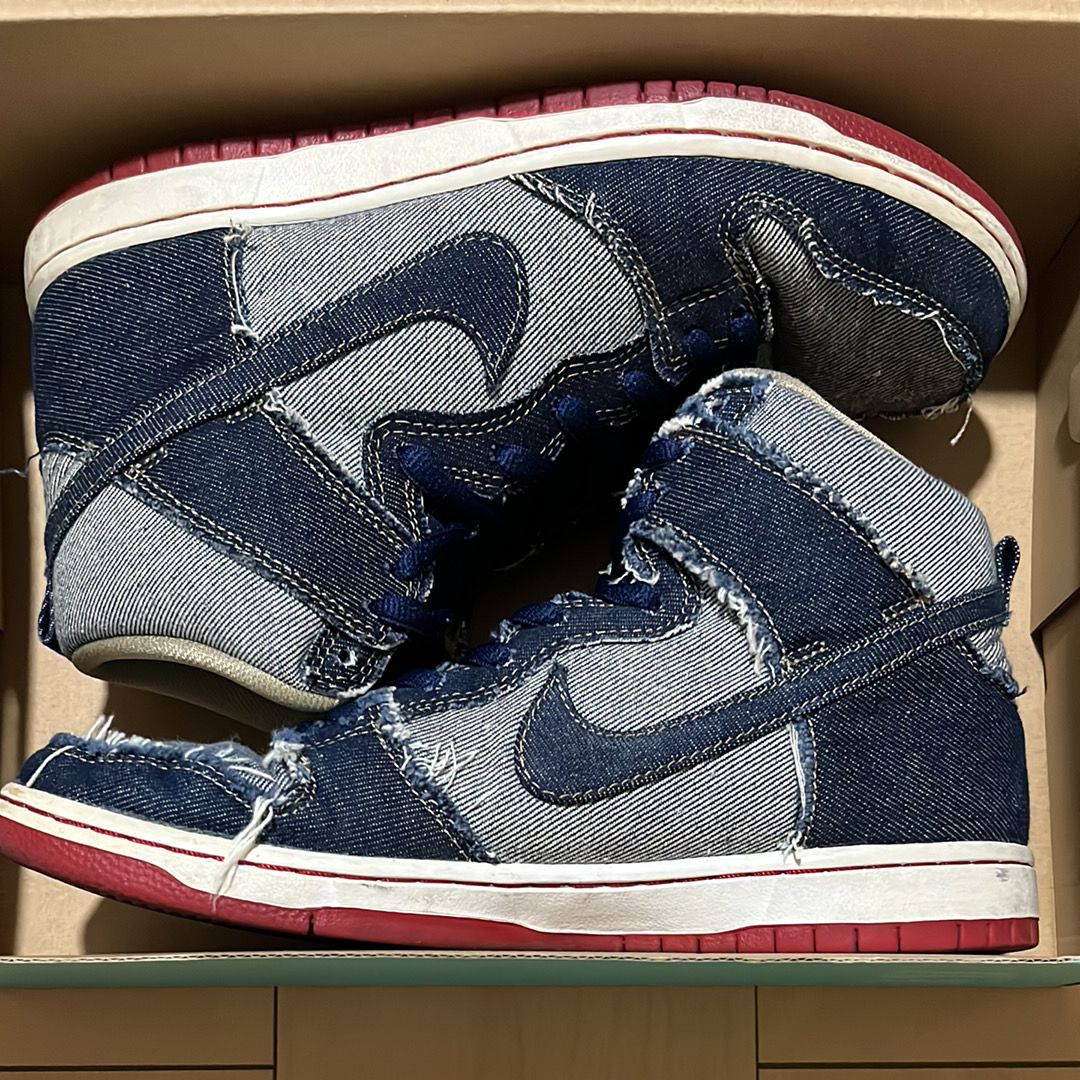 Nike SB Dunk High Reese Forbes Denim "Midnight Navy"