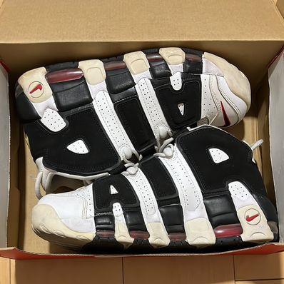 Nike Air More up Tempo "White/Black/University Red"(~2018)