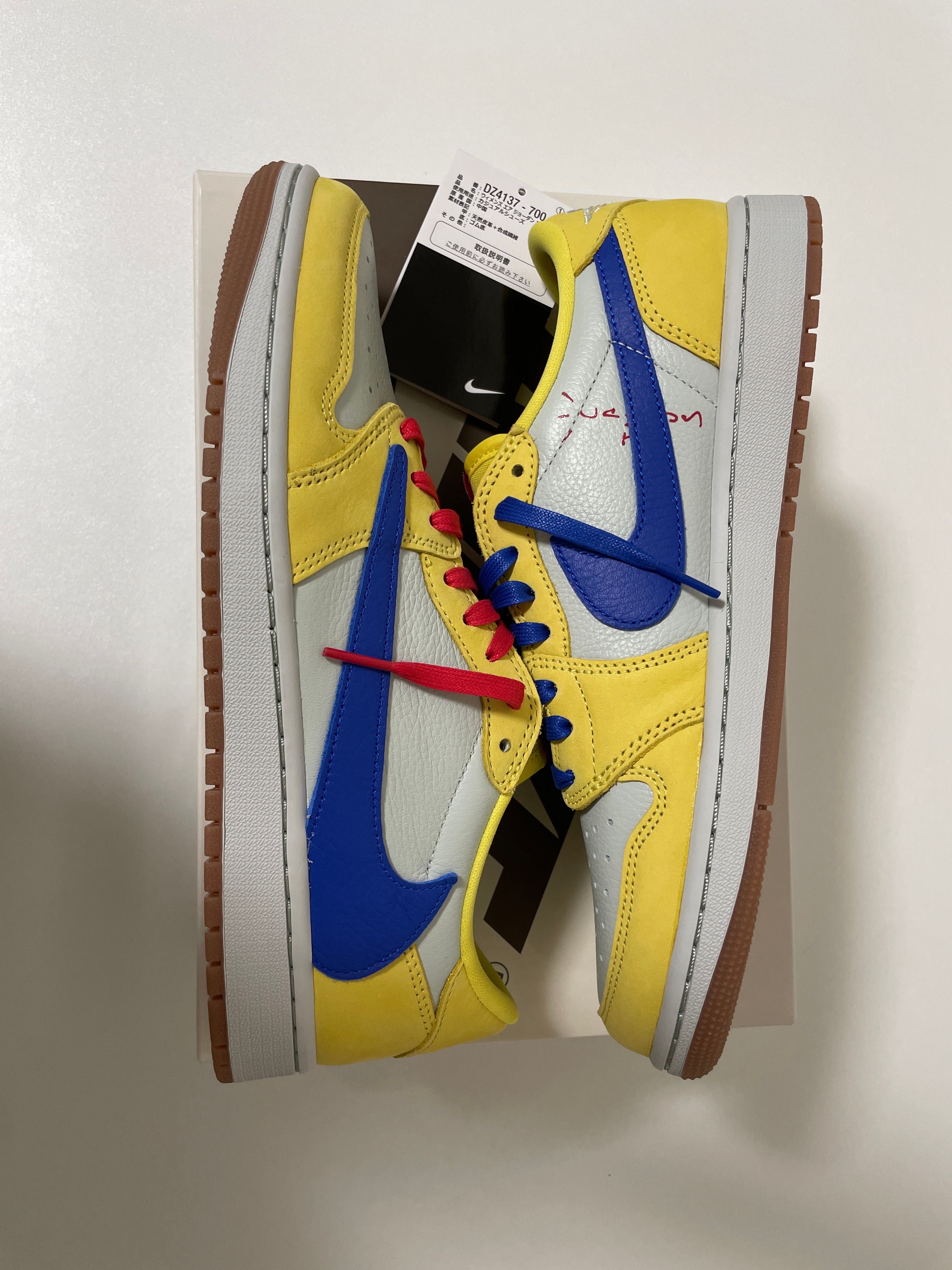 Travis Scott × Nike Women's Air Jordan 1 Retro Low OG "Canary"