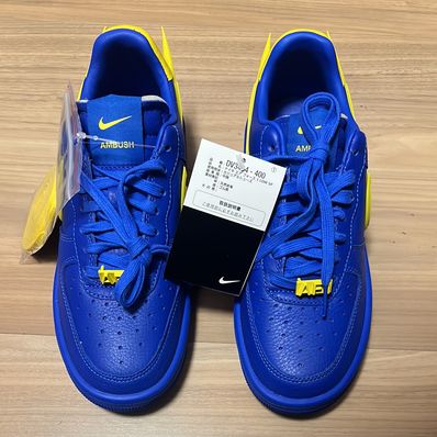 AMBUSH × Nike Air Force 1 Low "Game Royal and Vivid Sulfur"
