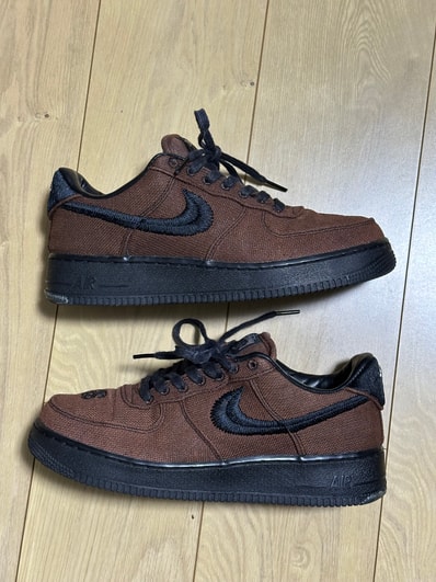 Stussy × Nike Air Force 1 Low "Triple Black"