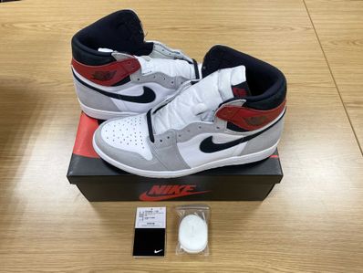 Nike Air Jordan 1 High OG "White/Black/Light Smoke Grey"