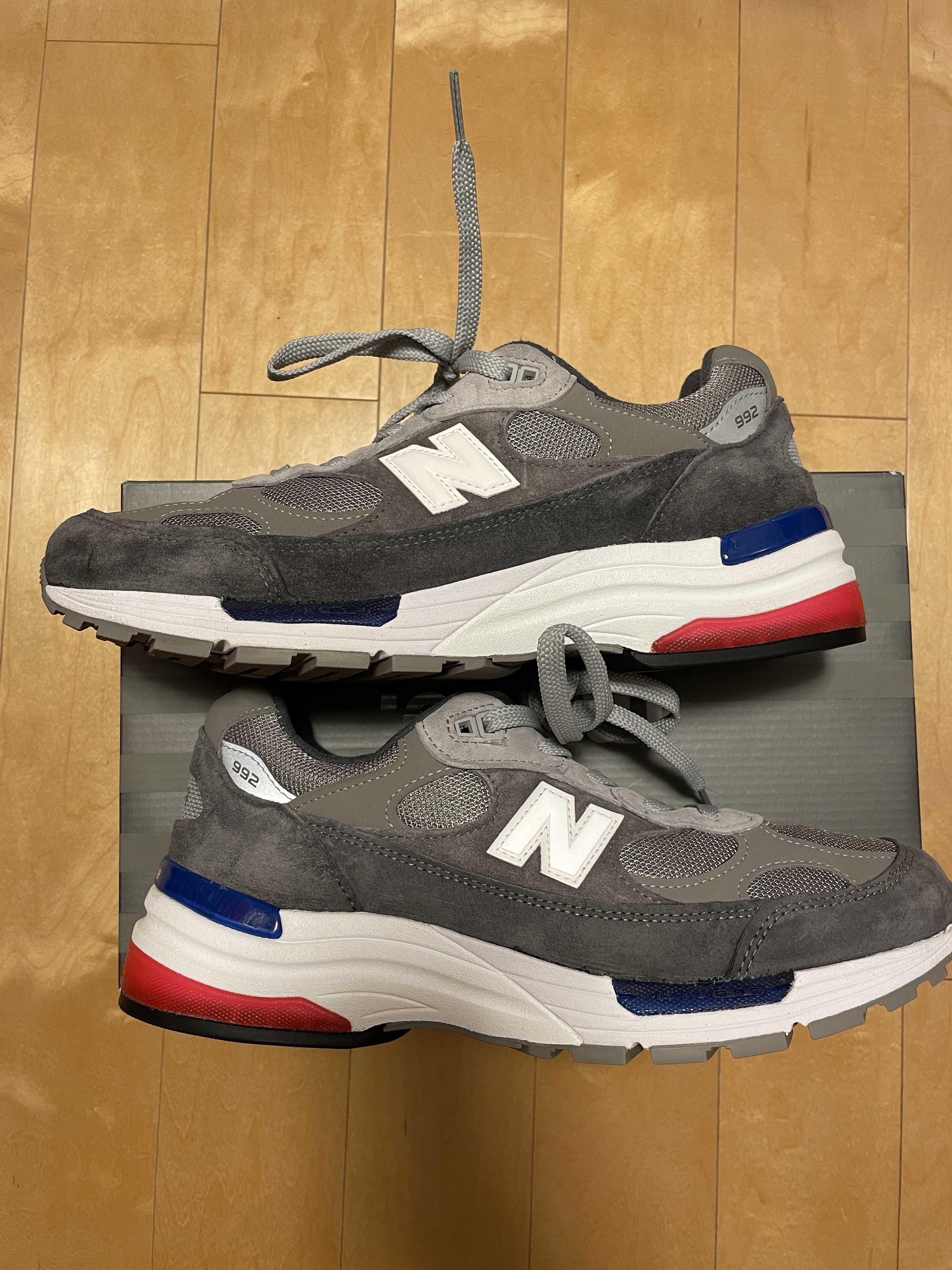 New Balance 992 "GRAY/BLUE/RED"